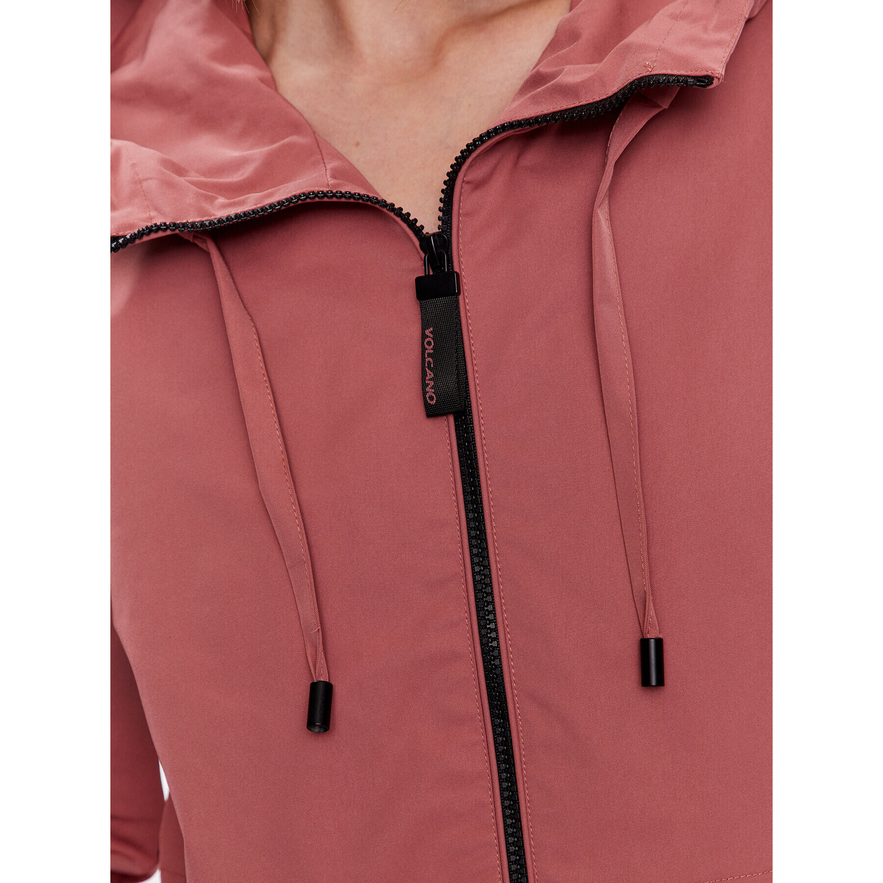Volcano Парка J-Liv L22238-S23 Розов Regular Fit - Pepit.bg