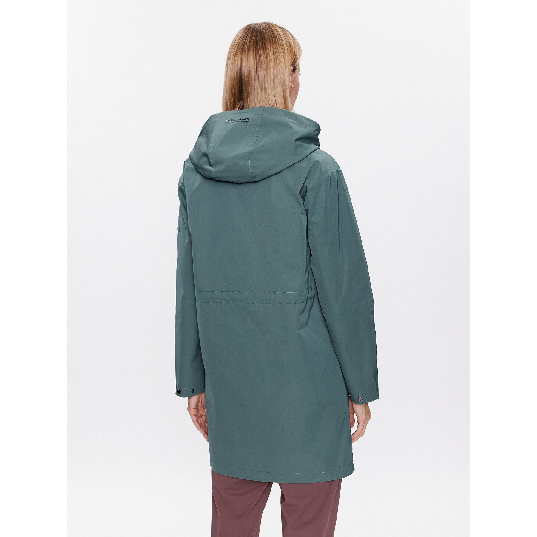 Volcano Парка J-Liv L22238-S23 Зелен Regular Fit - Pepit.bg