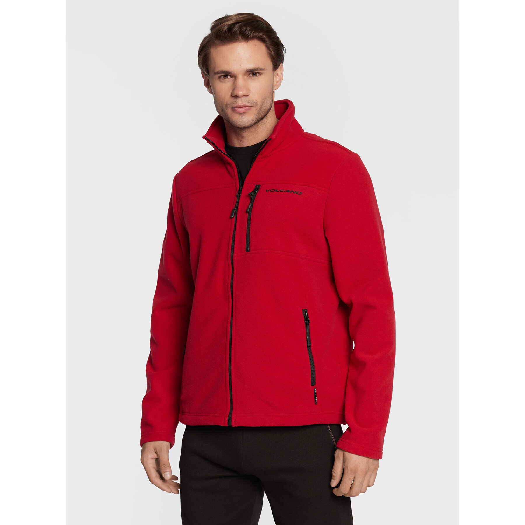 Volcano Полар F-Radon M16371-W23 Червен Regular Fit - Pepit.bg