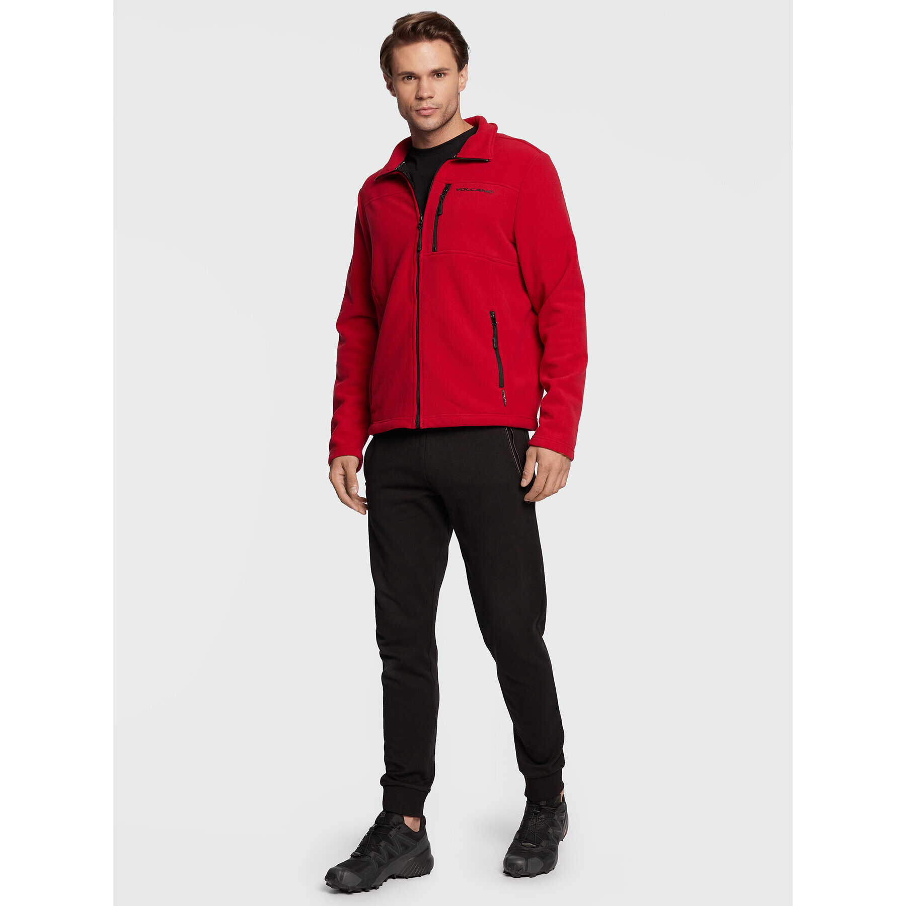 Volcano Полар F-Radon M16371-W23 Червен Regular Fit - Pepit.bg