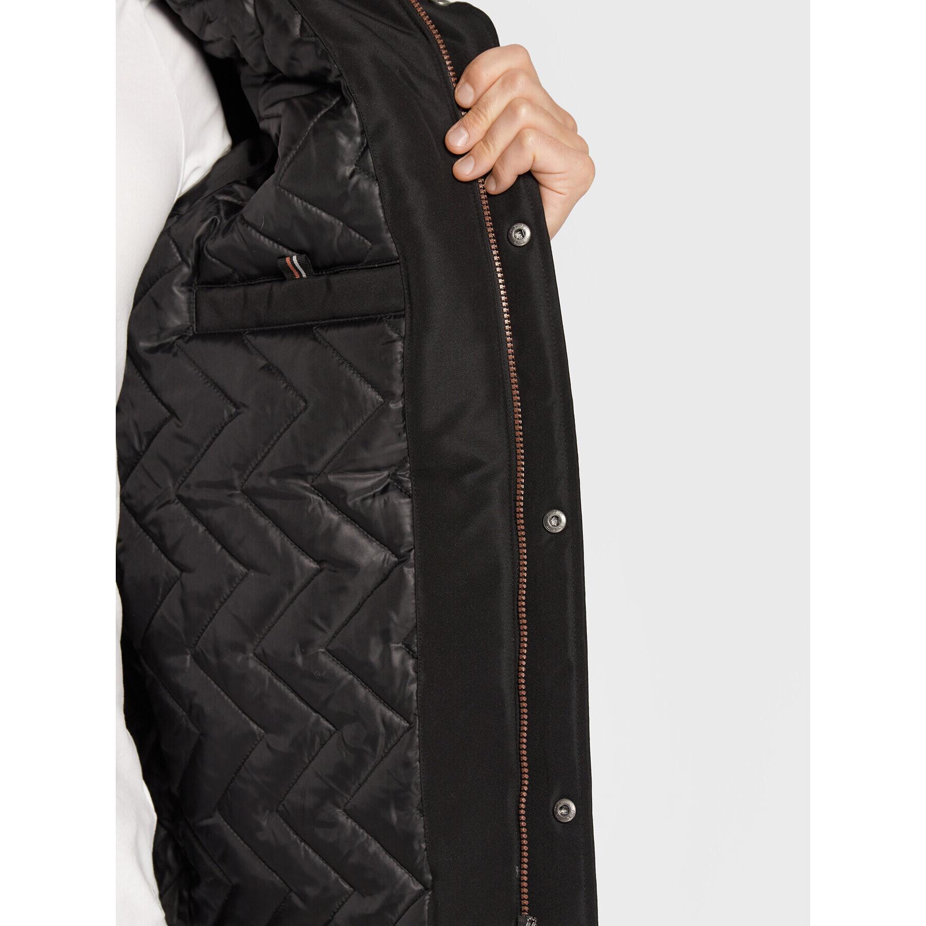 Volcano Преходно яке J-Matrey M06096-W23 Черен Regular Fit - Pepit.bg