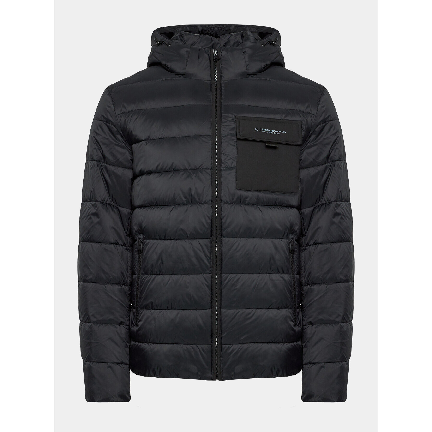 Volcano Преходно яке J-Zave M06184-W24 Черен Regular Fit - Pepit.bg