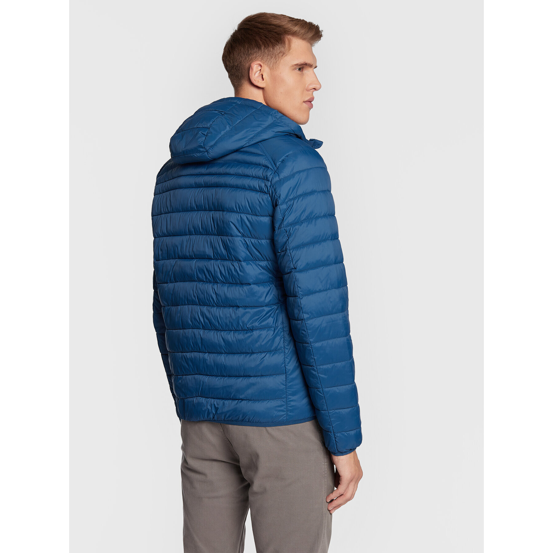Volcano Пухено яке J-Finner M06088-W23 Син Regular Fit - Pepit.bg