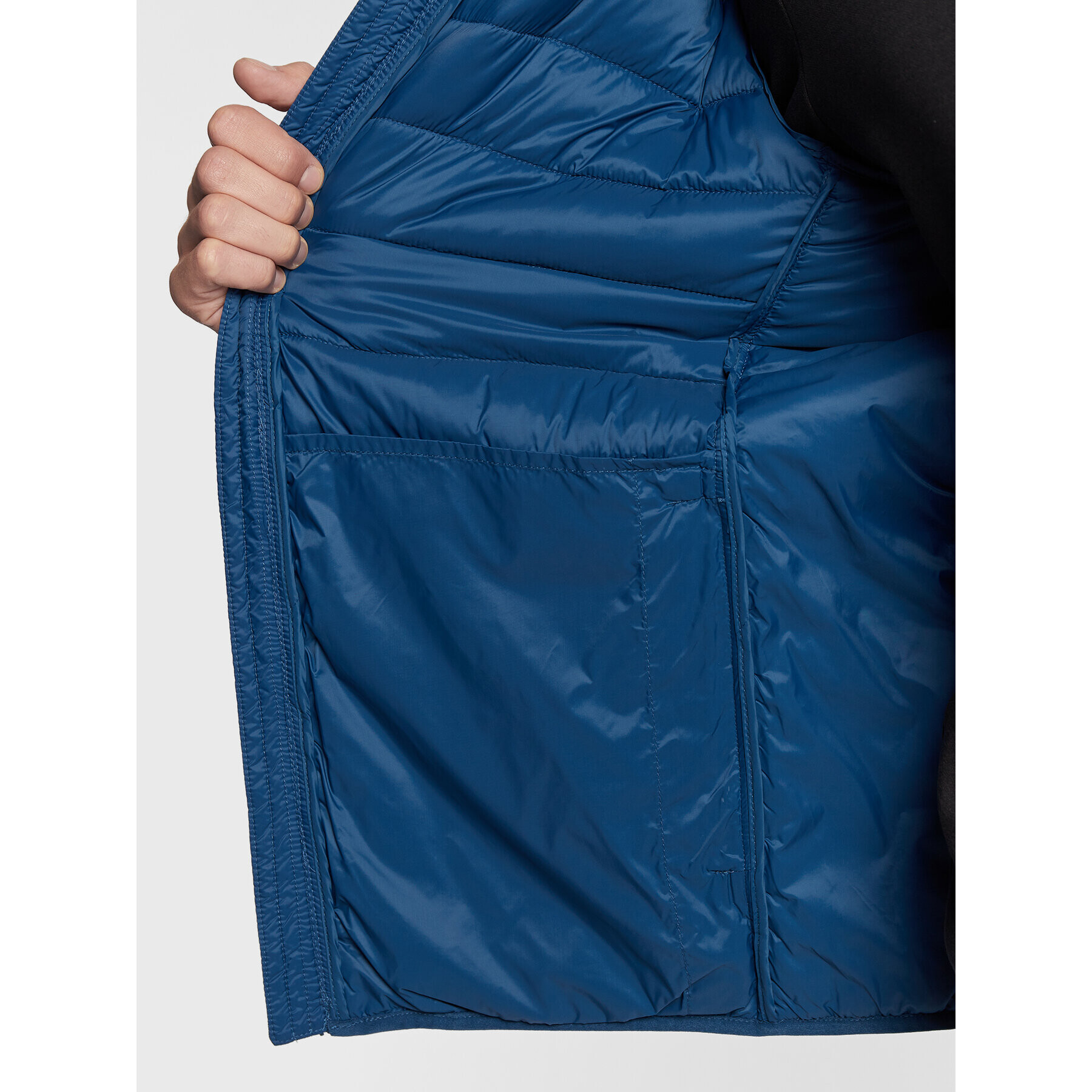 Volcano Пухено яке J-Finner M06088-W23 Син Regular Fit - Pepit.bg