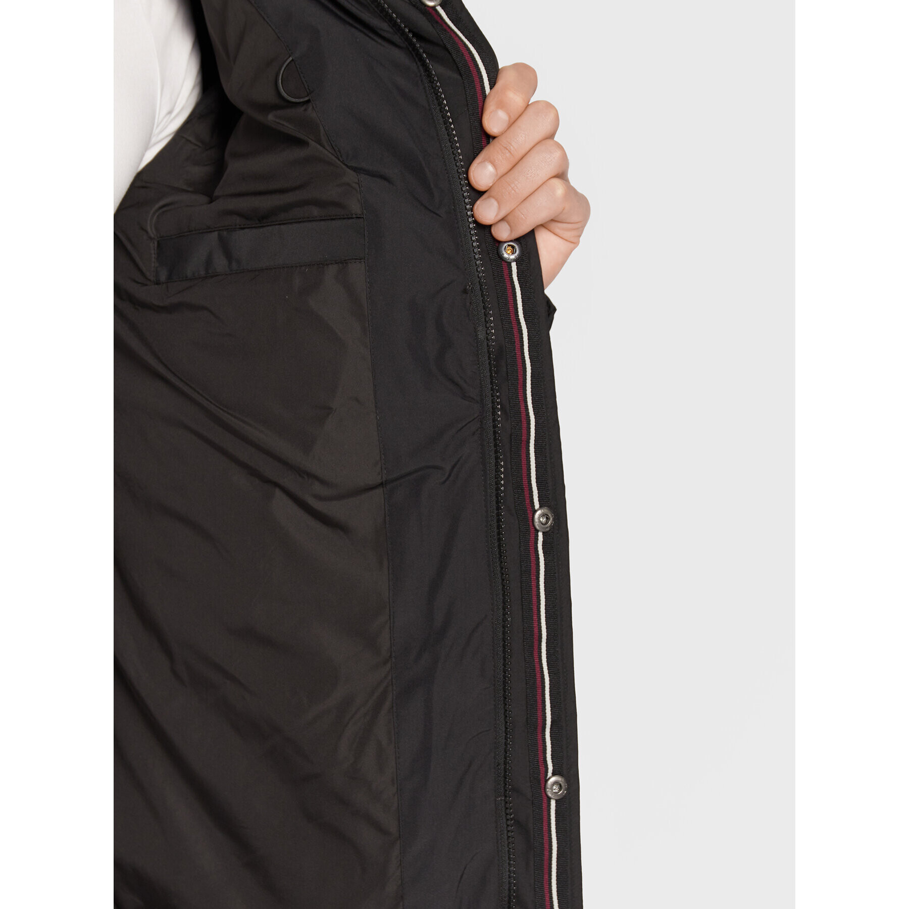 Volcano Пухено яке J-Host M06094-W23 Черен Regular Fit - Pepit.bg