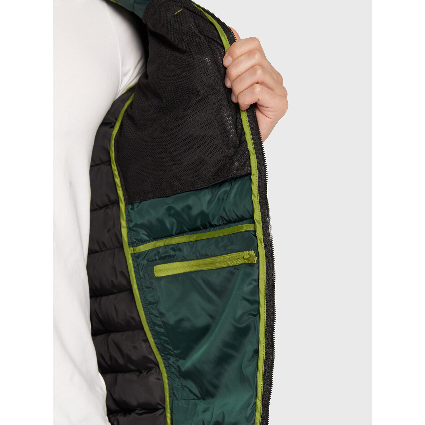 Volcano Пухено яке J-Modero M06086-W23 Черен Regular Fit - Pepit.bg
