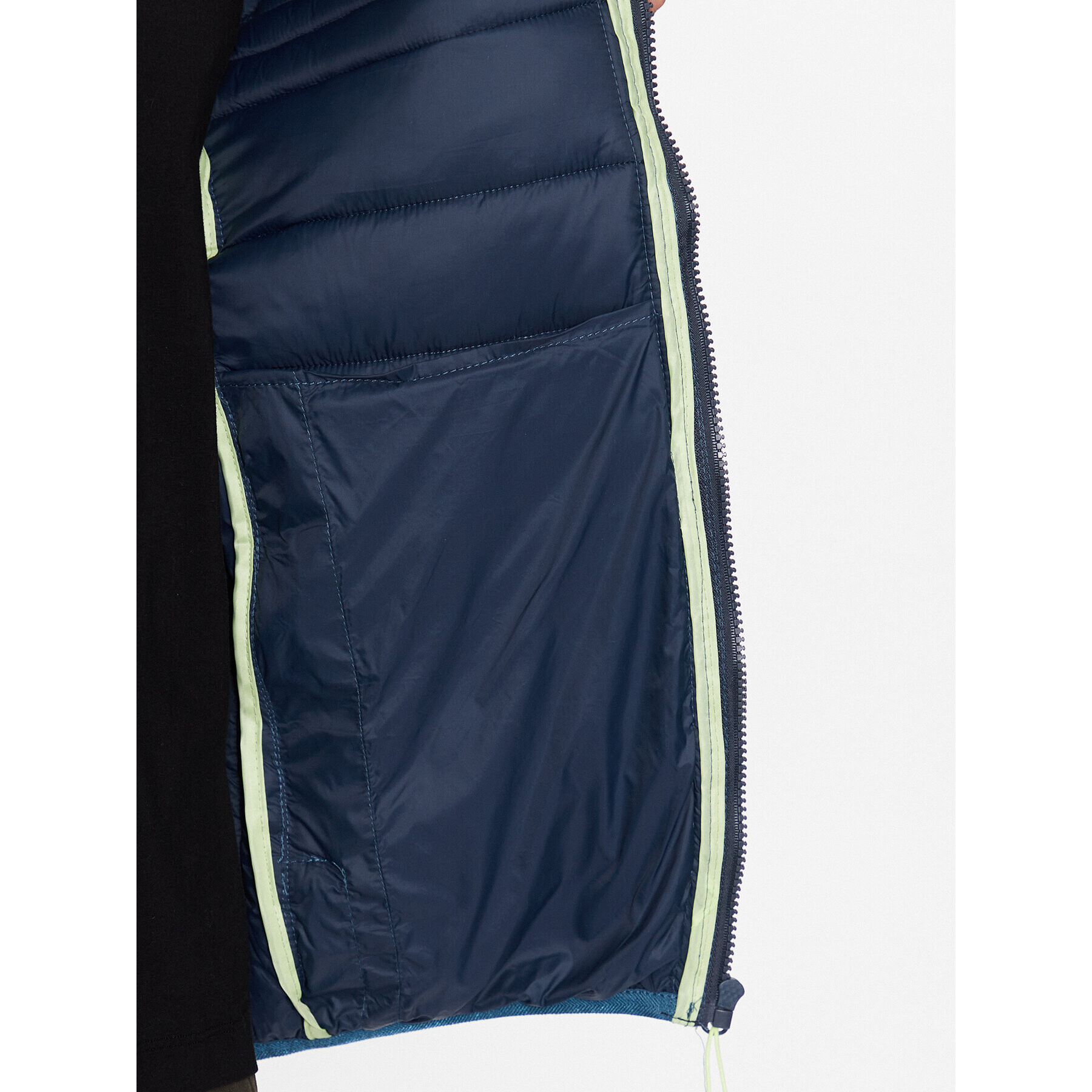 Volcano Пухено яке Bartley M06190-S23 Син Regular Fit - Pepit.bg
