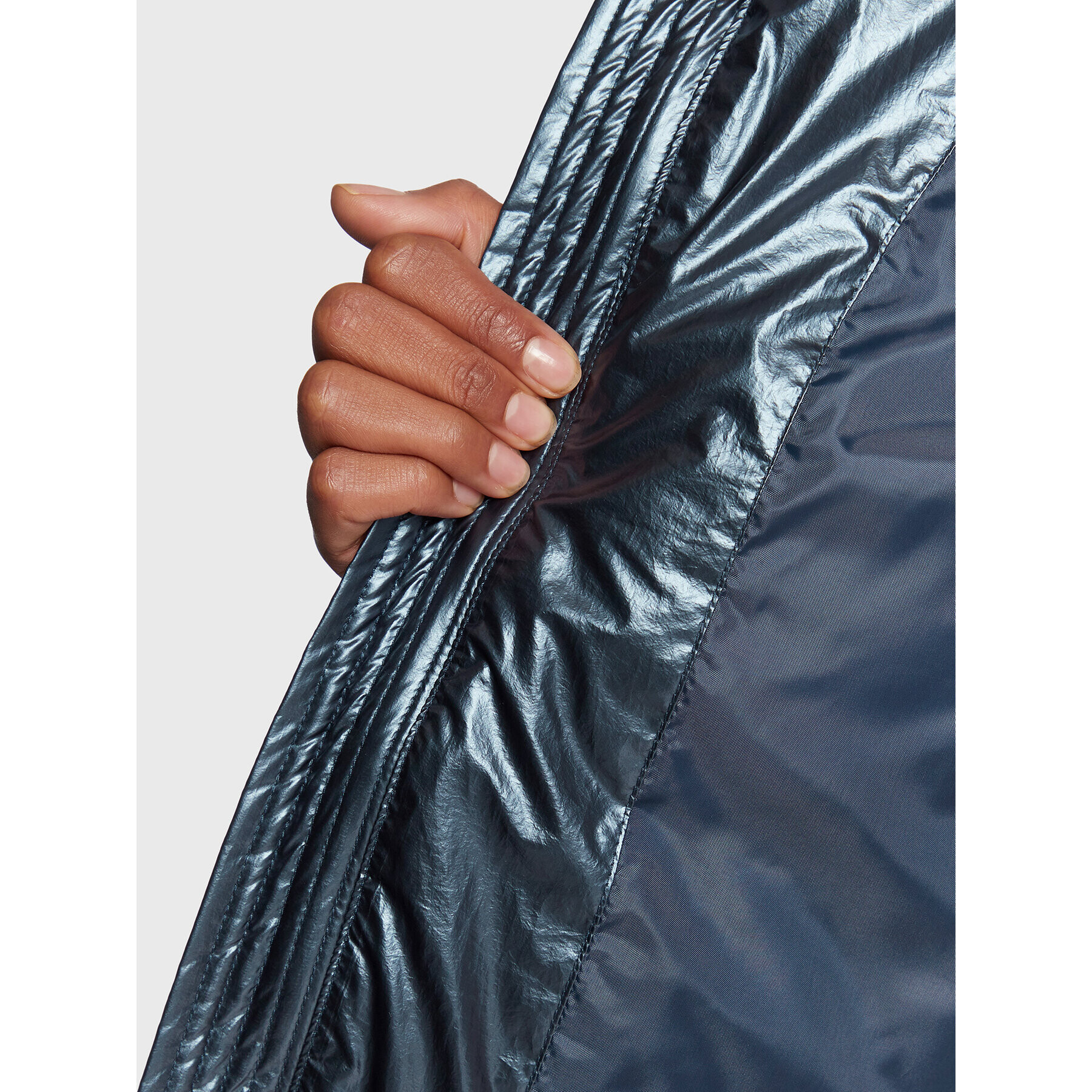 Volcano Пухено яке J-Cosmos L06355-W23 Син Regular Fit - Pepit.bg