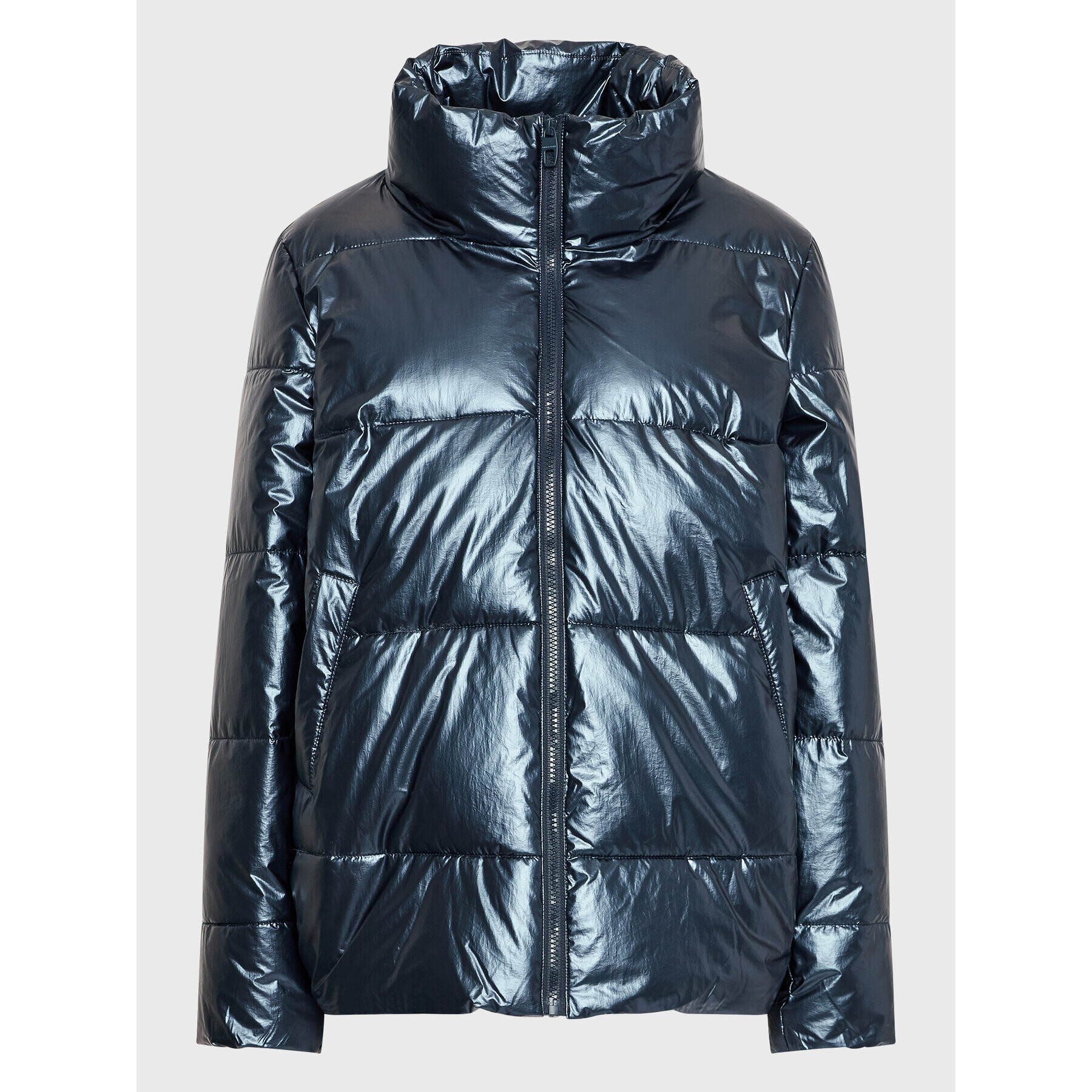 Volcano Пухено яке J-Cosmos L06355-W23 Син Regular Fit - Pepit.bg