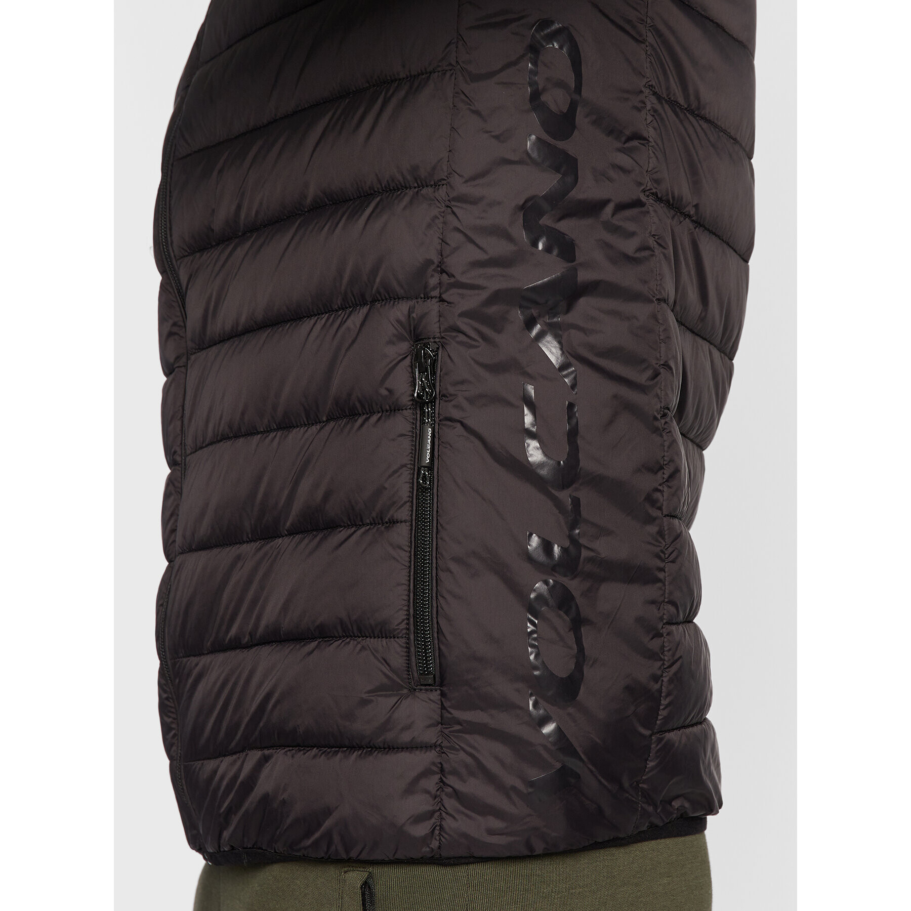 Volcano Пухено яке J-Finner M06088-W23 Черен Regular Fit - Pepit.bg