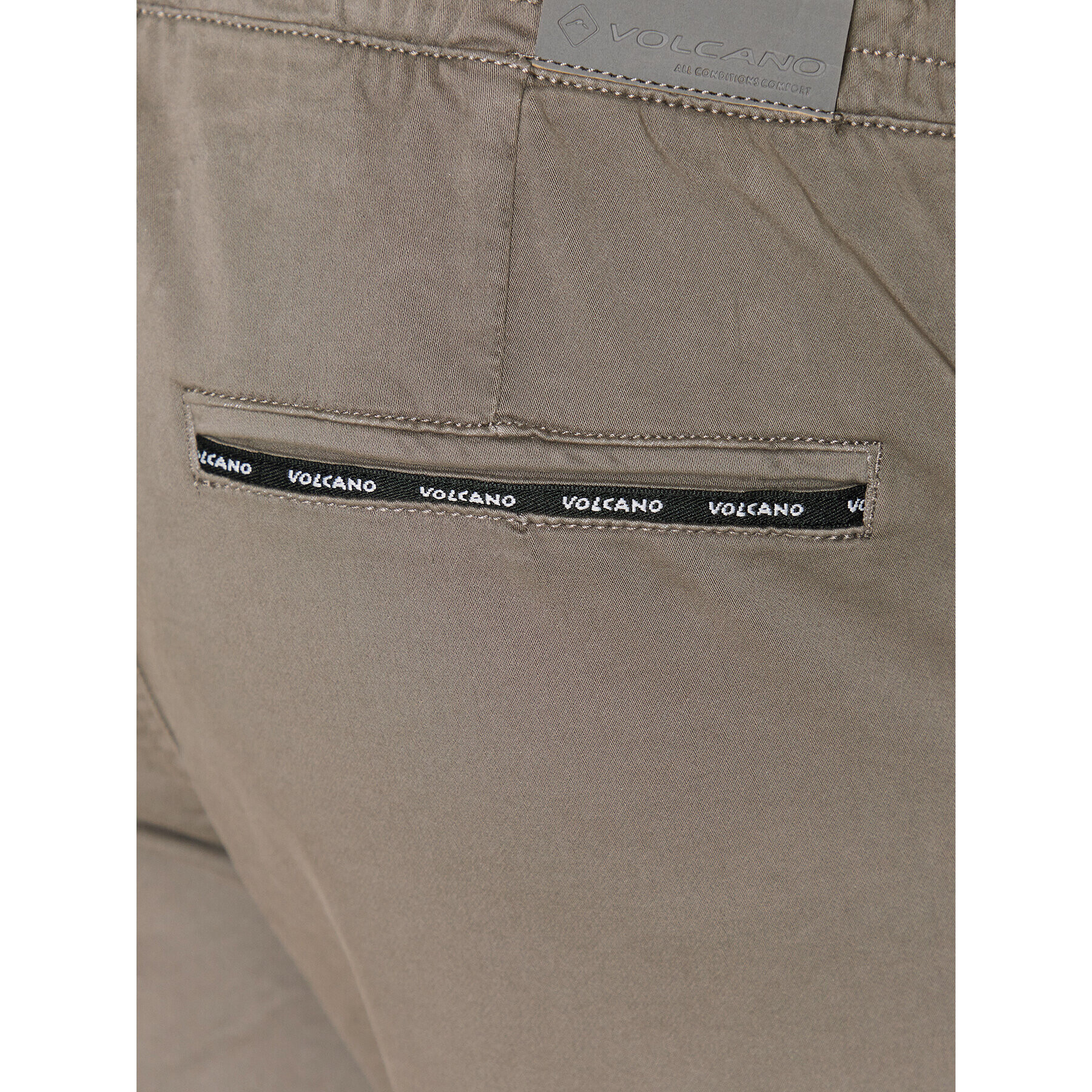 Volcano Шорти от плат Lears M23285-S23 Сив Regular Fit - Pepit.bg