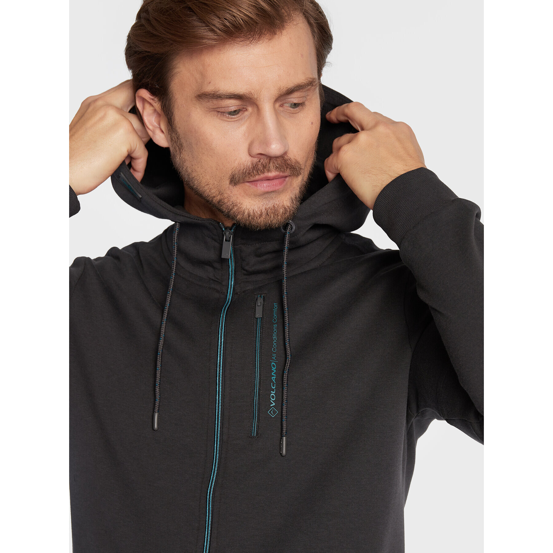 Volcano Суитшърт B-Allan M01167-W23 Сив Regular Fit - Pepit.bg