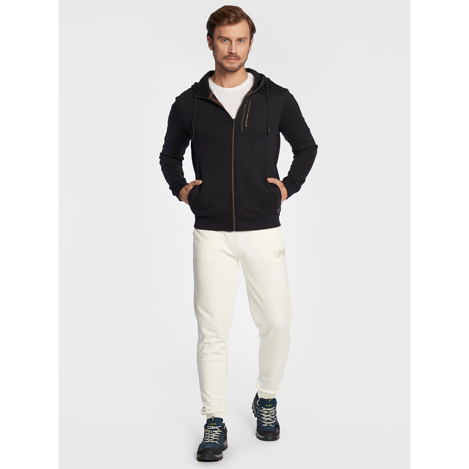 Volcano Суитшърт B-Allan M01167-W23 Тъмносин Regular Fit - Pepit.bg