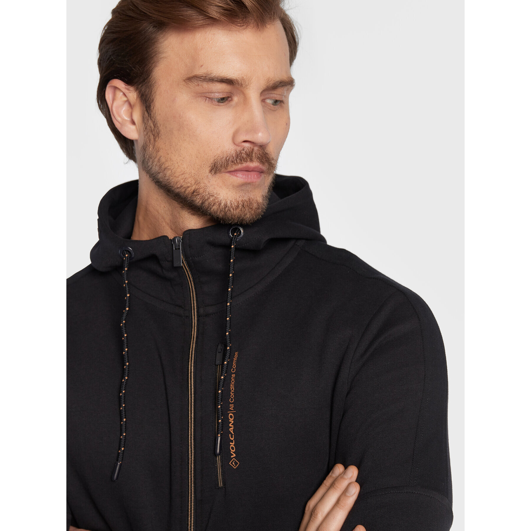Volcano Суитшърт B-Allan M01167-W23 Тъмносин Regular Fit - Pepit.bg