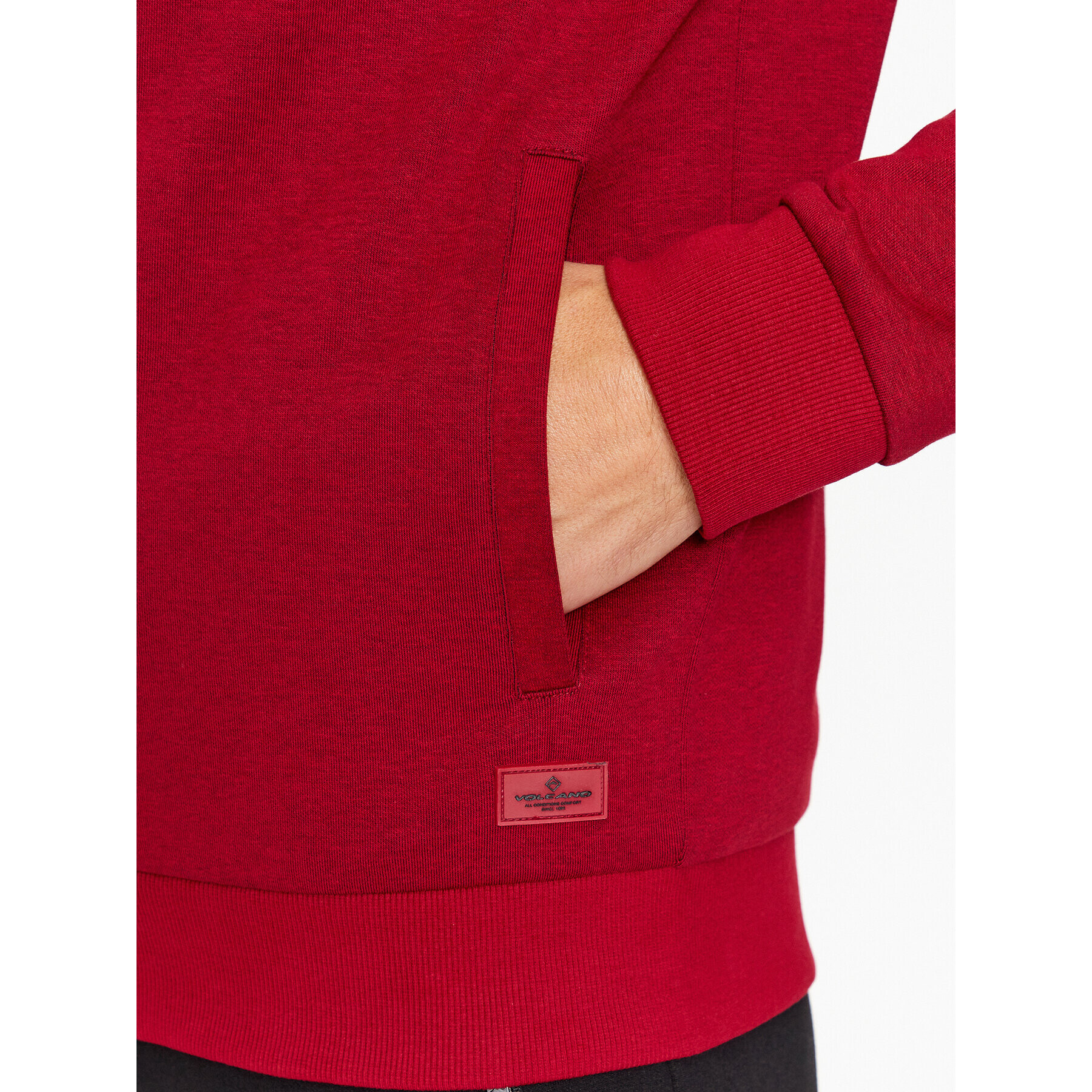 Volcano Суитшърт B-Allan M01240-W24 Червен Regular Fit - Pepit.bg
