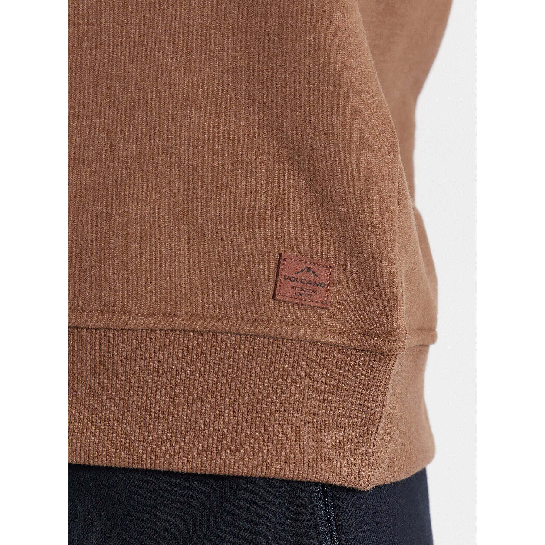 Volcano Суитшърт B-Andy M01045-S23 Кафяв Regular Fit - Pepit.bg