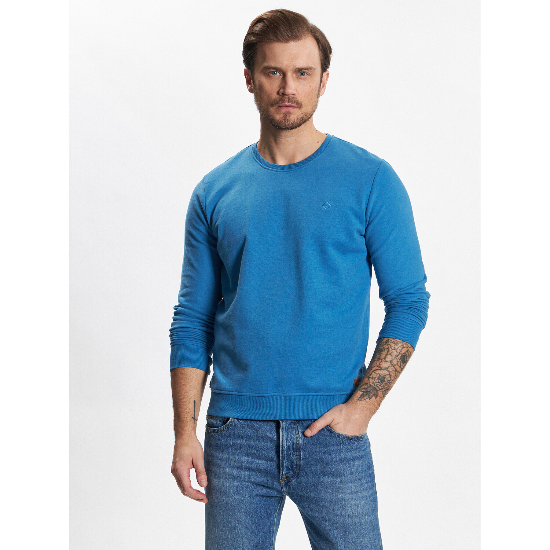 Volcano Суитшърт B-Andy M01045-S23 Син Regular Fit - Pepit.bg