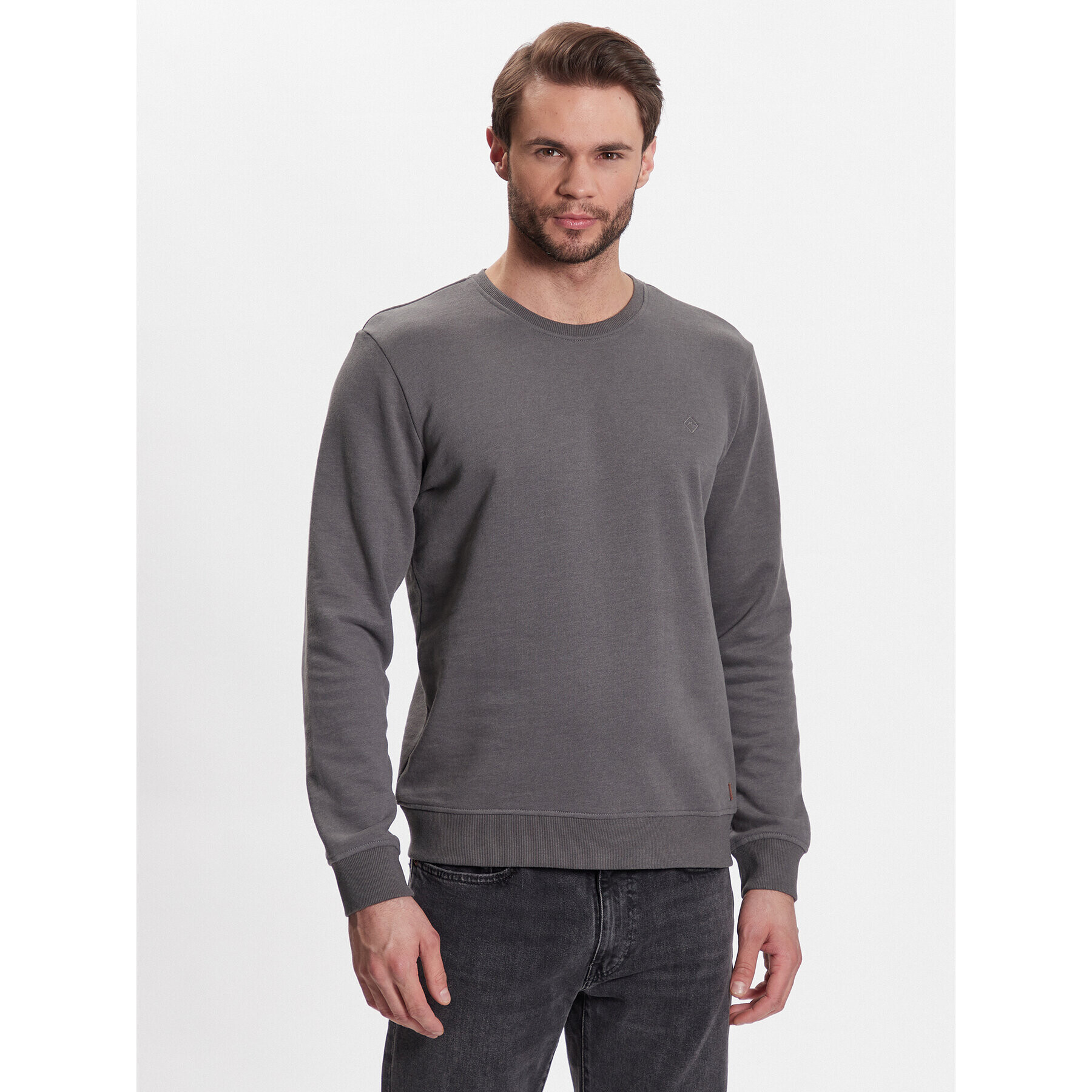 Volcano Суитшърт B-Andy M01045-S23 Сив Regular Fit - Pepit.bg