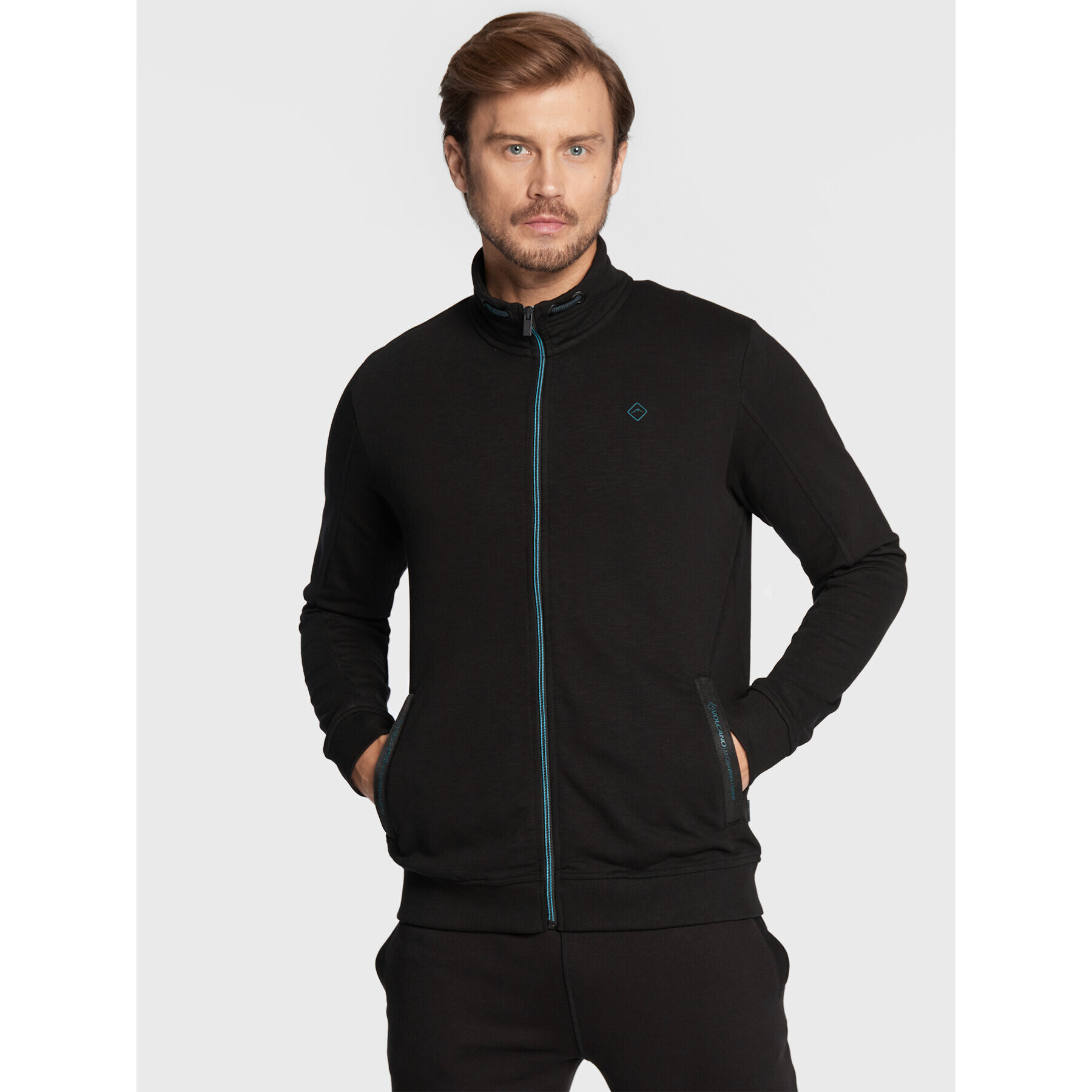Volcano Суитшърт B-Bix M01159-W23 Черен Regular Fit - Pepit.bg