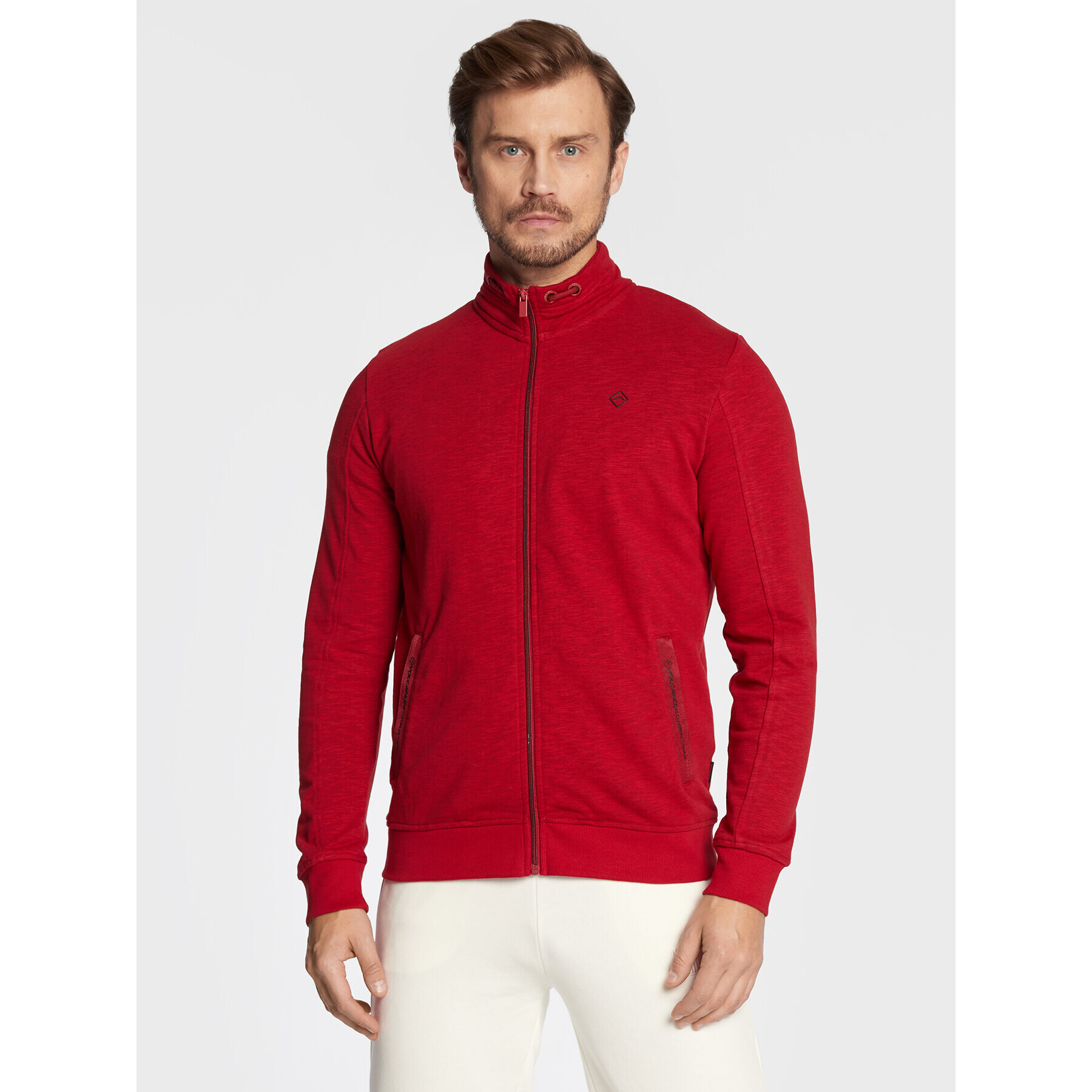 Volcano Суитшърт B-Bix M01159-W23 Червен Regular Fit - Pepit.bg