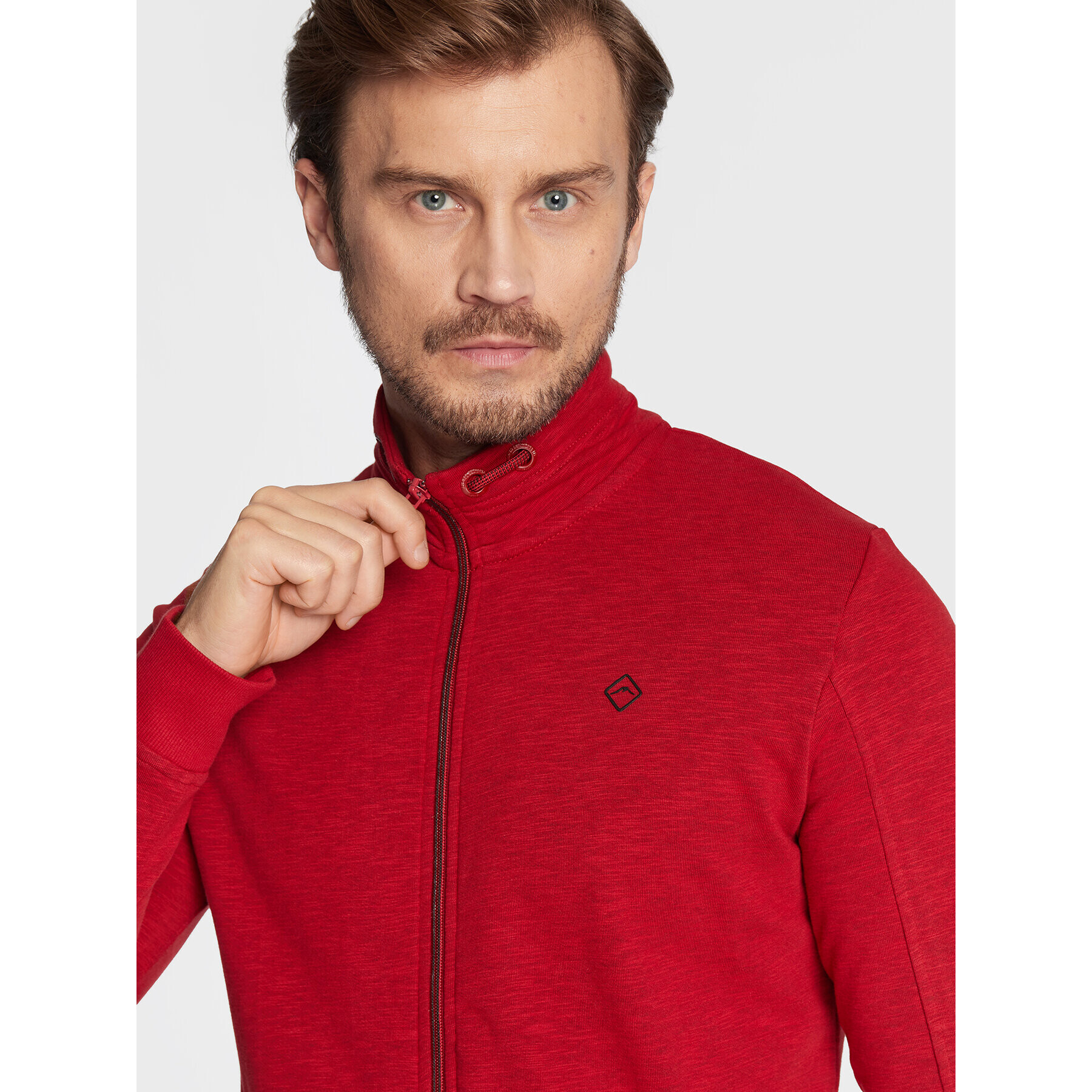 Volcano Суитшърт B-Bix M01159-W23 Червен Regular Fit - Pepit.bg