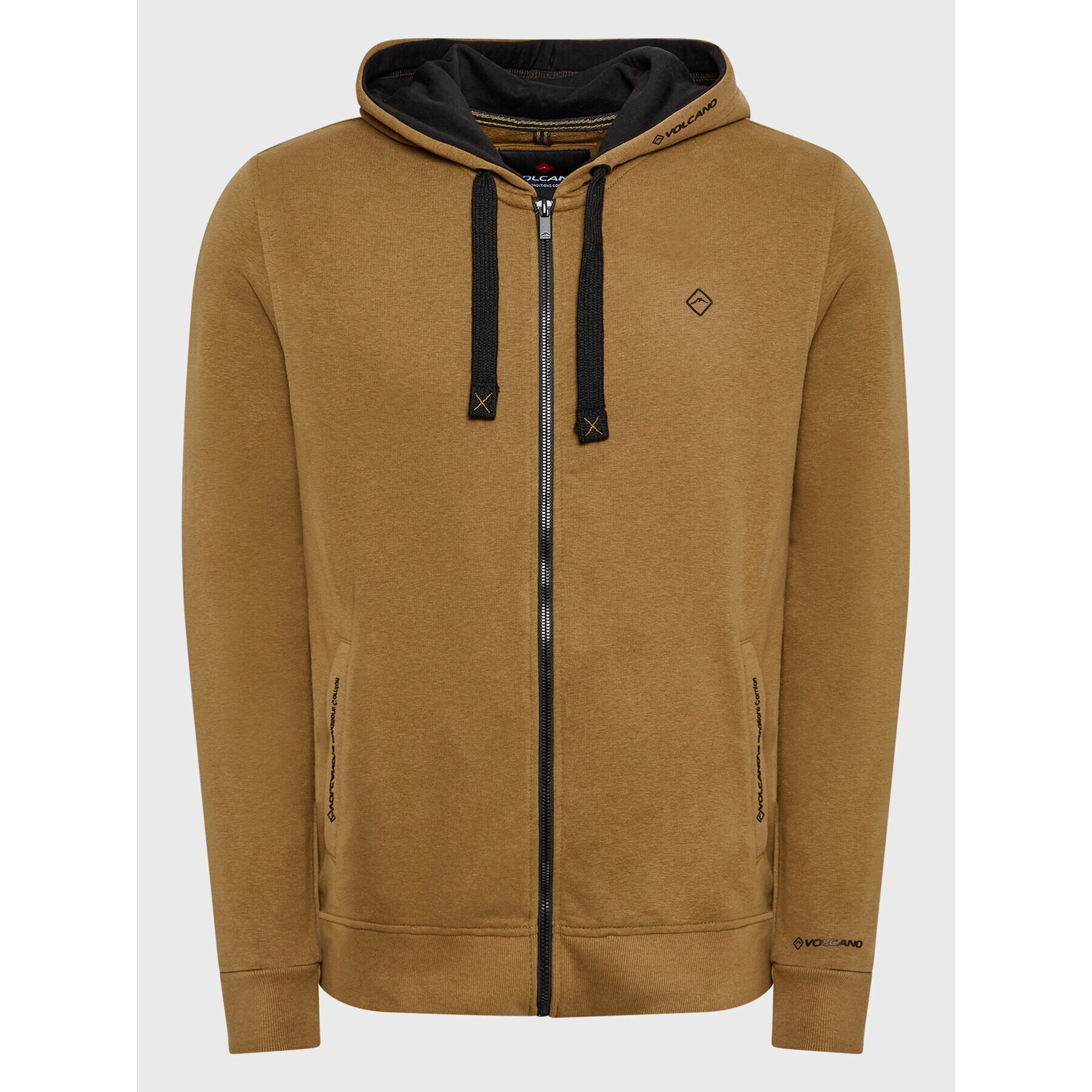 Volcano Суитшърт B-Colls M01169-W23 Кафяв Regular Fit - Pepit.bg