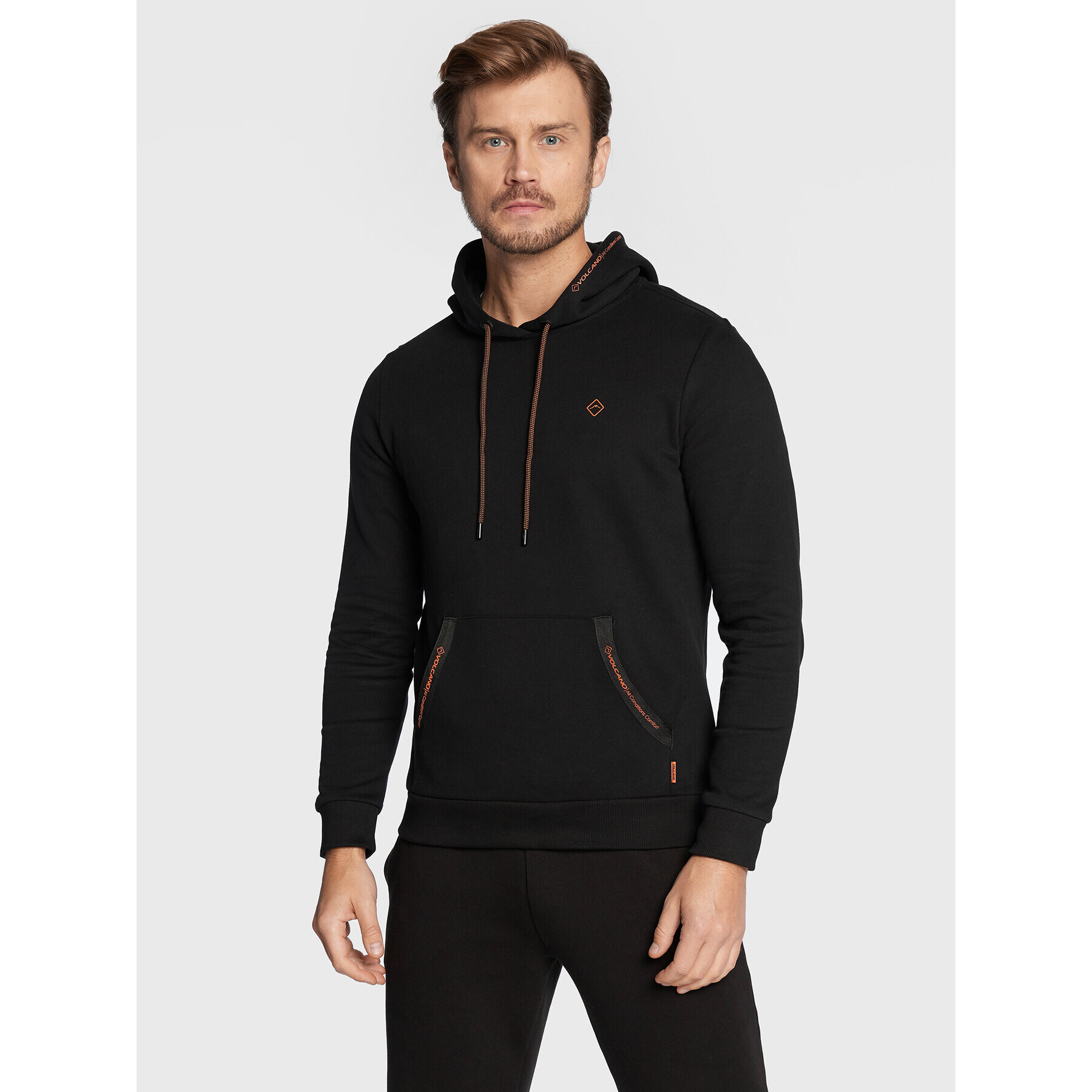Volcano Суитшърт B-Dess M01151-W23 Черен Regular Fit - Pepit.bg
