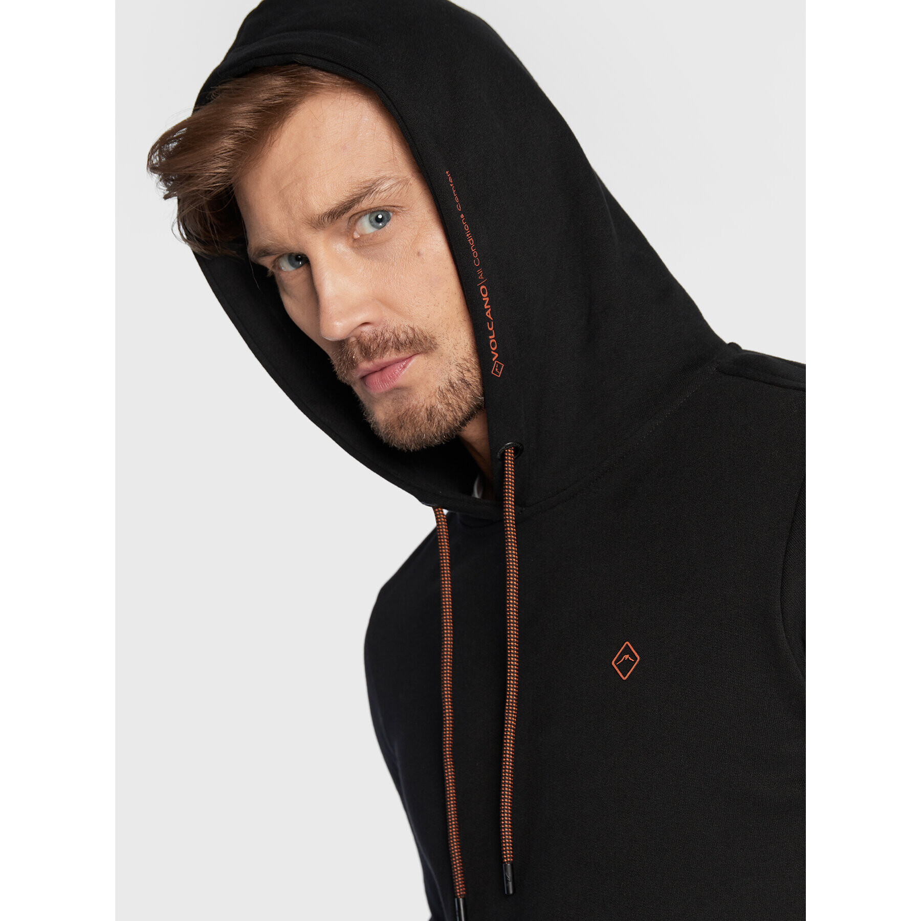 Volcano Суитшърт B-Dess M01151-W23 Черен Regular Fit - Pepit.bg