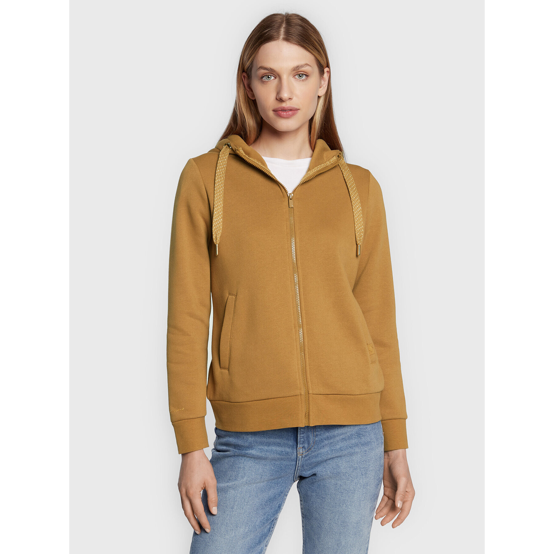 Volcano Суитшърт B-Elizabeth L01122-W23 Кафяв Regular Fit - Pepit.bg