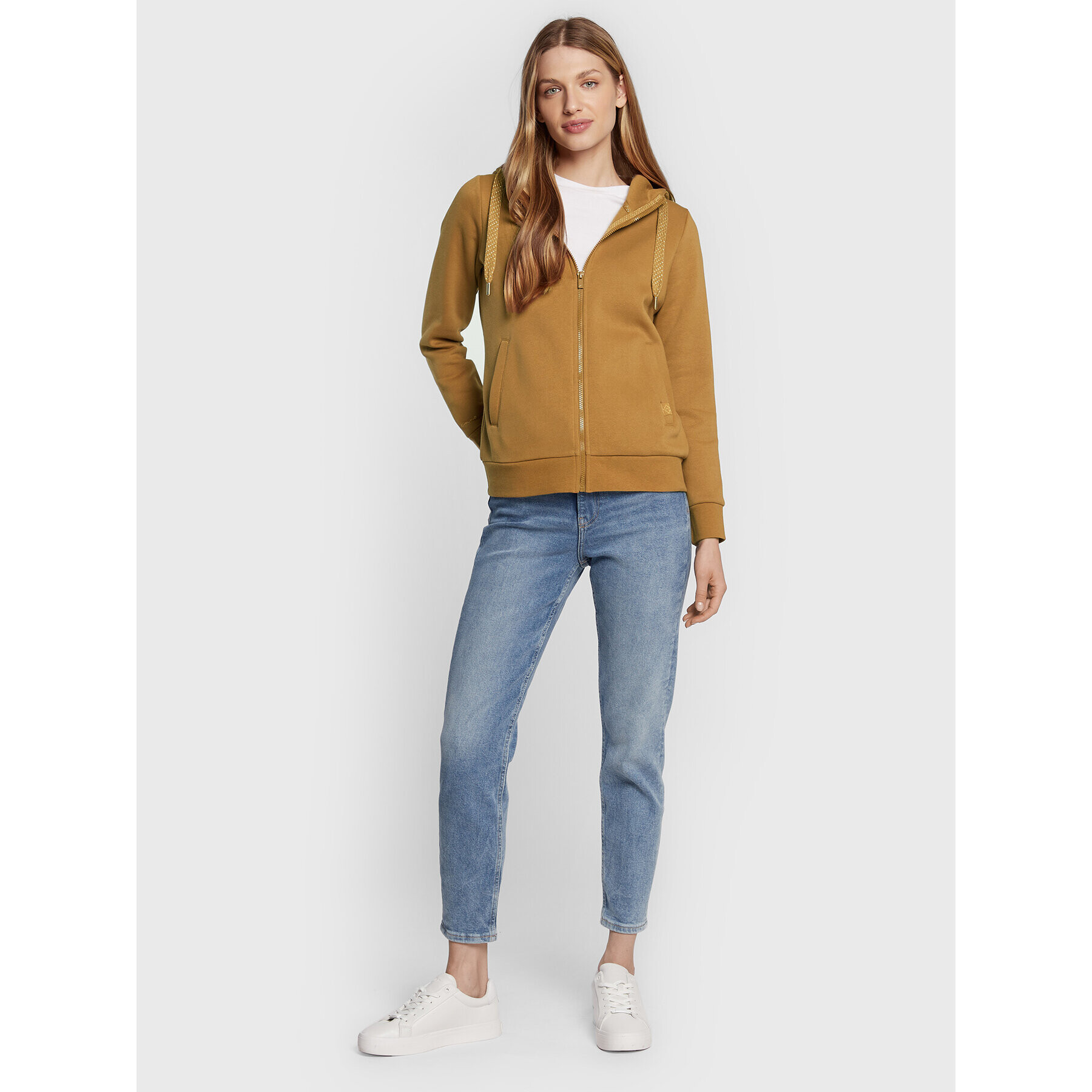 Volcano Суитшърт B-Elizabeth L01122-W23 Кафяв Regular Fit - Pepit.bg