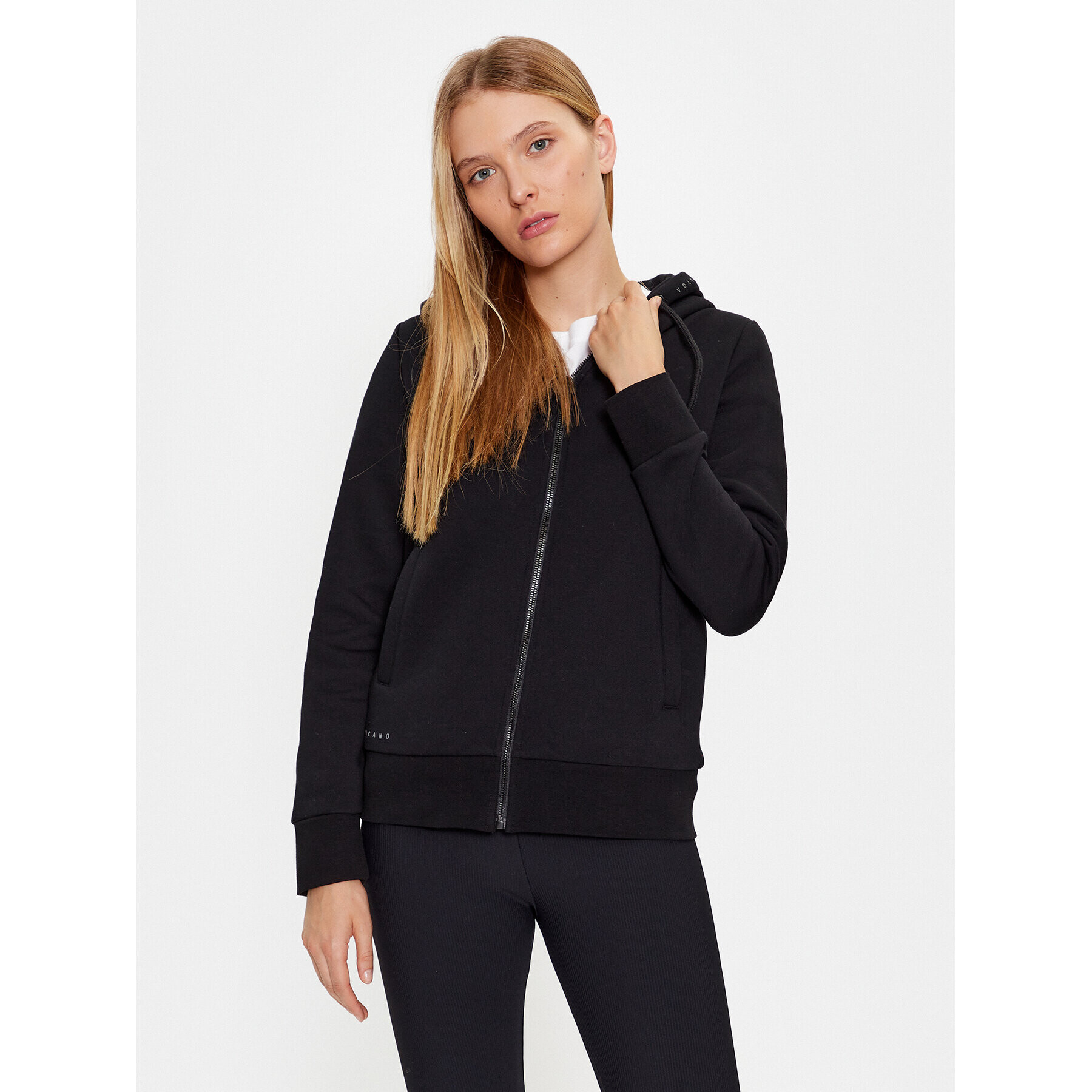 Volcano Суитшърт B-Laila L01059-W24 Черен Regular Fit - Pepit.bg