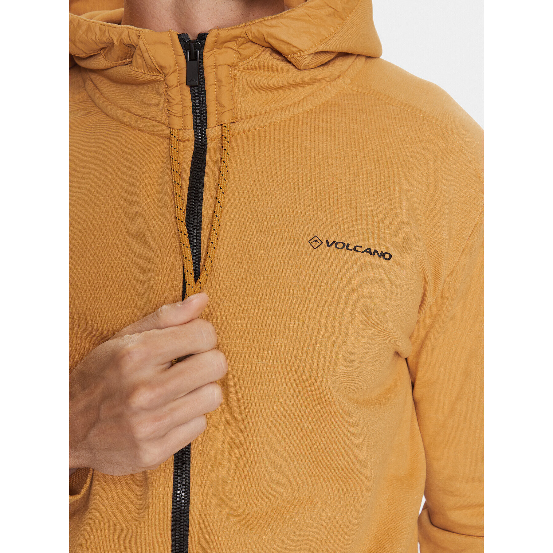 Volcano Суитшърт B-Poll M01131-W24 Жълт Regular Fit - Pepit.bg