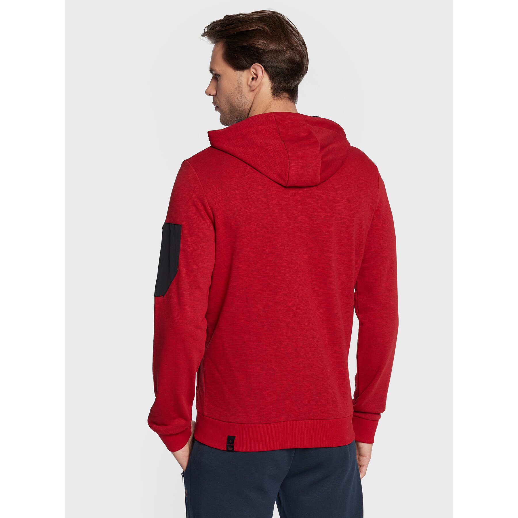 Volcano Суитшърт B-Rocky M01170-W23 Червен Regular Fit - Pepit.bg