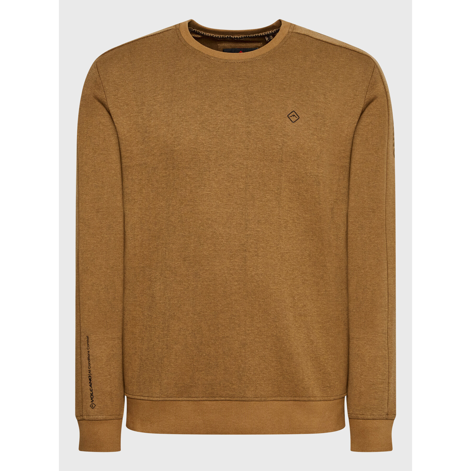 Volcano Суитшърт B-Sento M01150-W23 Кафяв Regular Fit - Pepit.bg