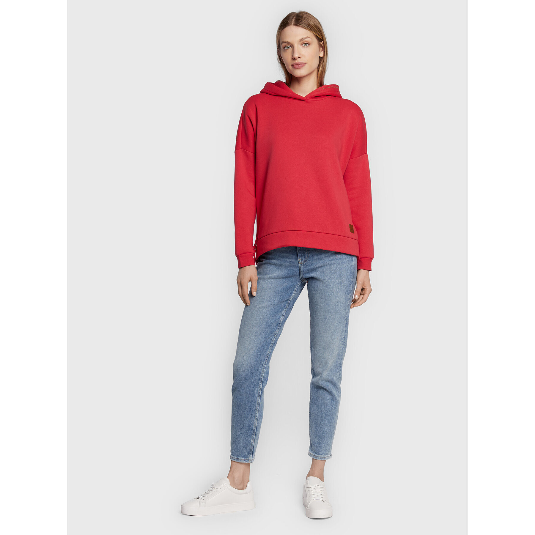 Volcano Суитшърт B-Sigi L01402-W23 Червен Relaxed Fit - Pepit.bg