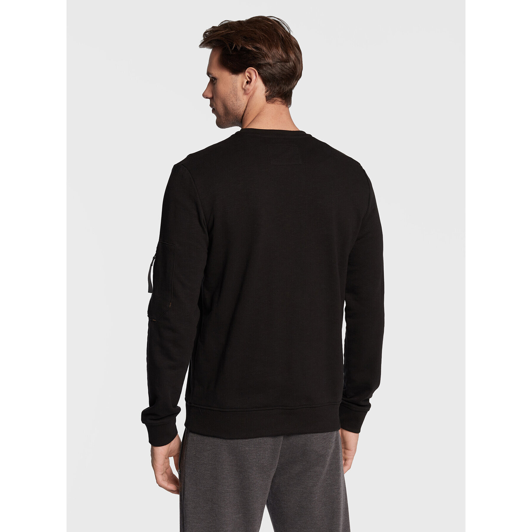 Volcano Суитшърт B-Velt M01149-W23 Черен Regular Fit - Pepit.bg