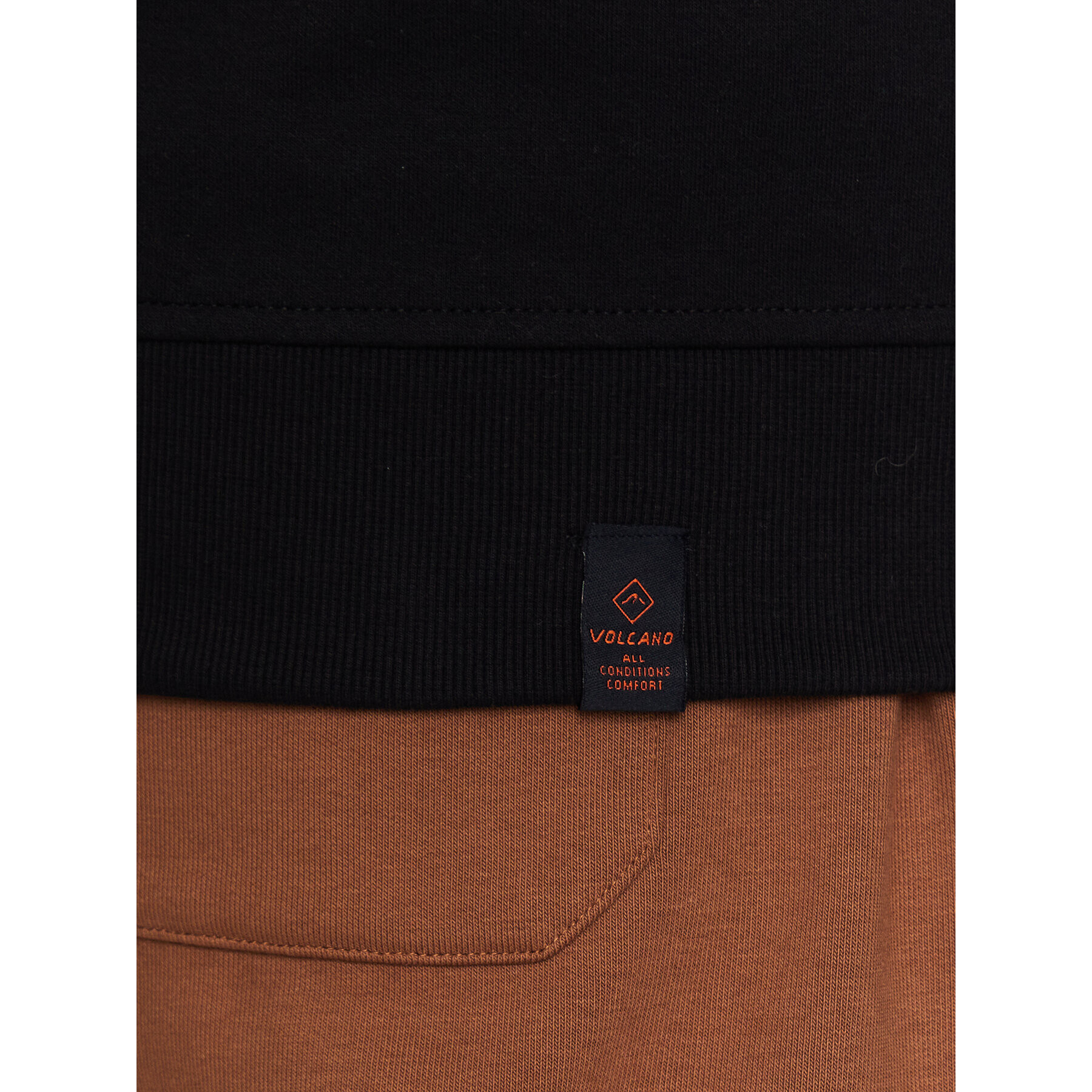 Volcano Суитшърт Tores M01055-S23 Черен Regular Fit - Pepit.bg