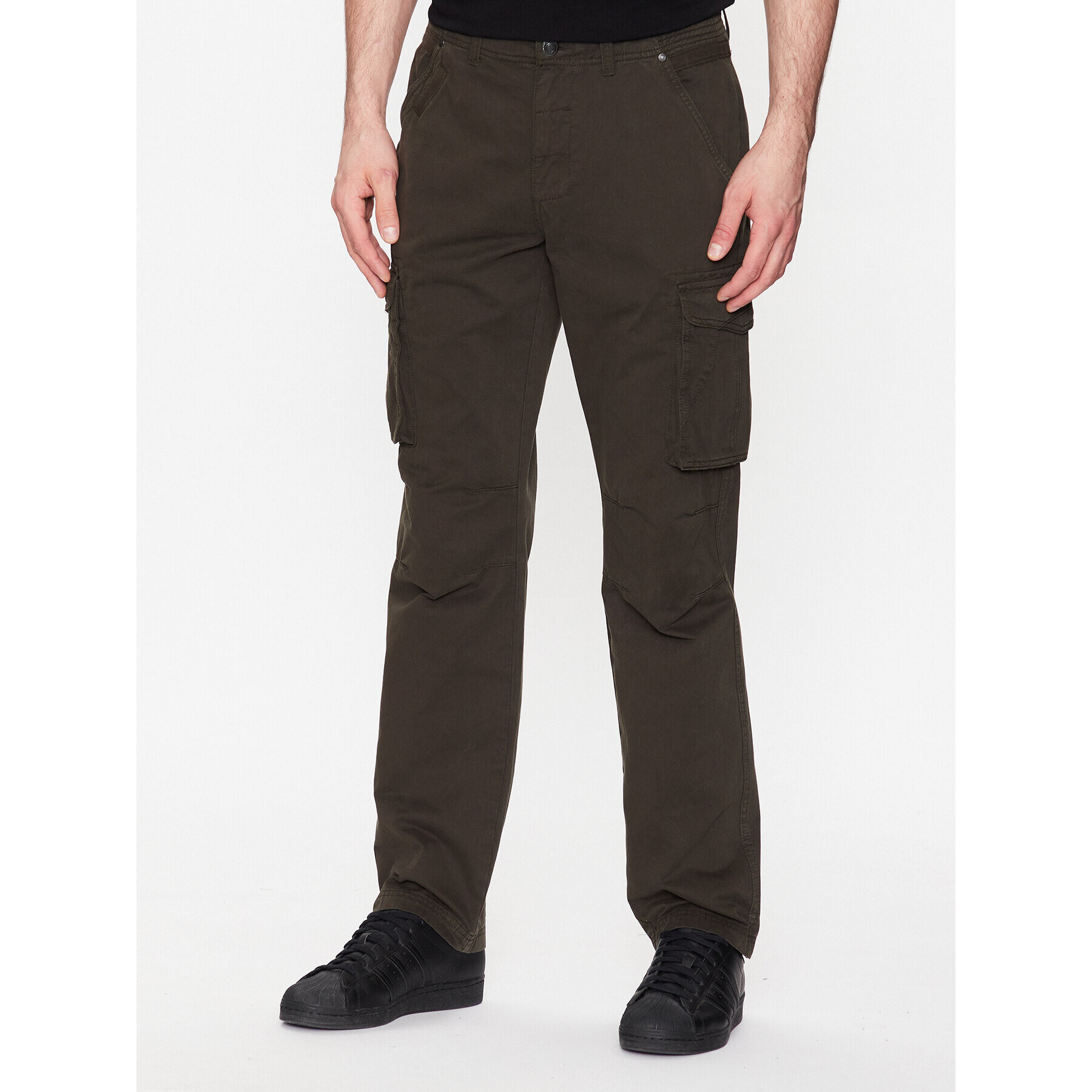 Volcano Текстилни панталони Hampter M07234-S23 Каки Regular Fit - Pepit.bg