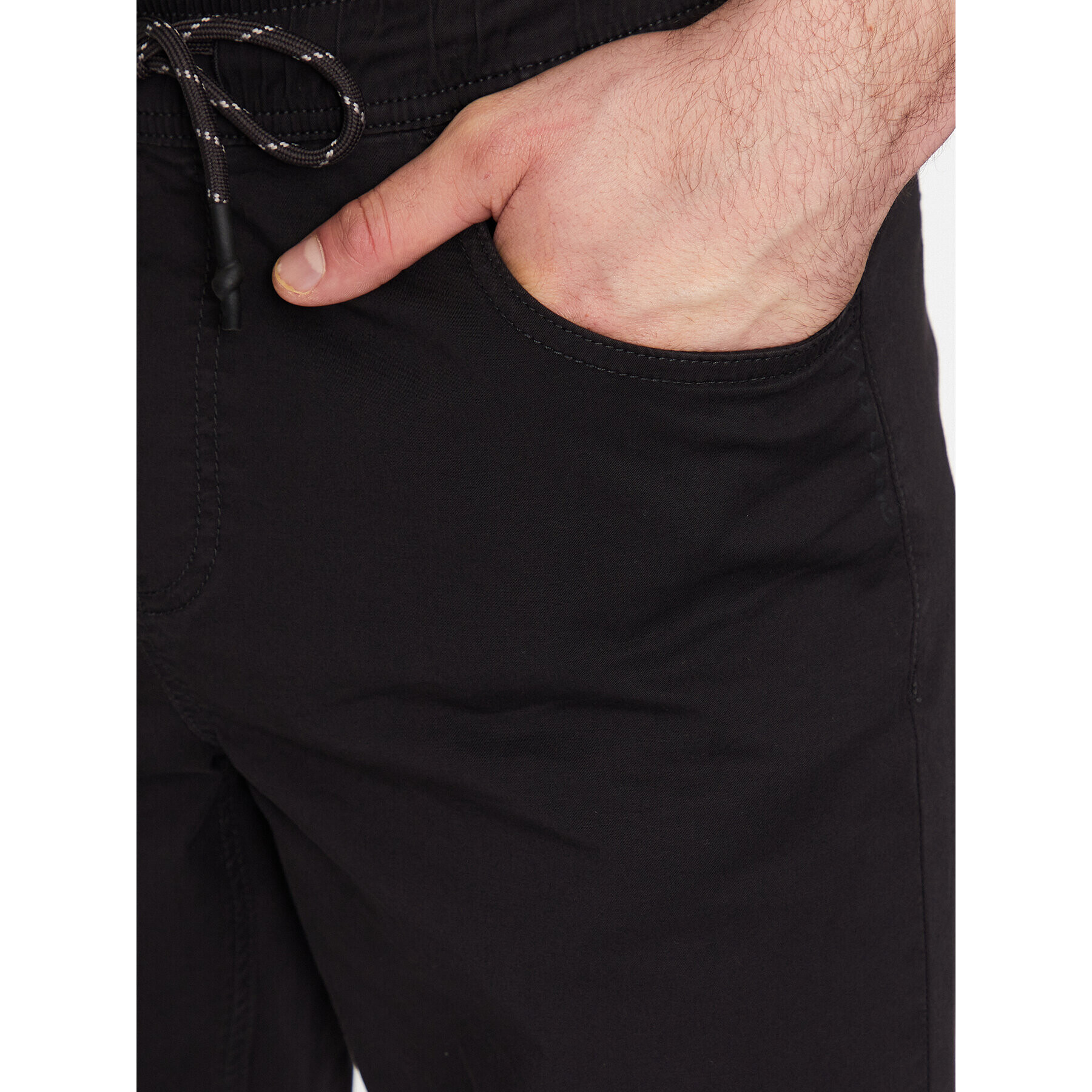 Volcano Текстилни панталони M07236-S23 Сив Regular Fit - Pepit.bg