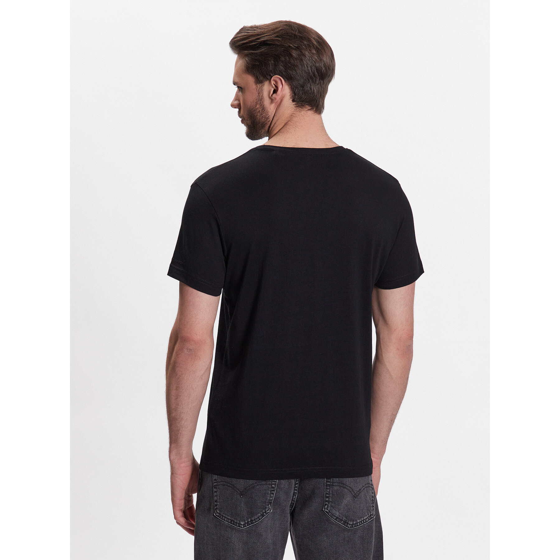 Volcano Тишърт Basic M02001-S23 Черен Regular Fit - Pepit.bg