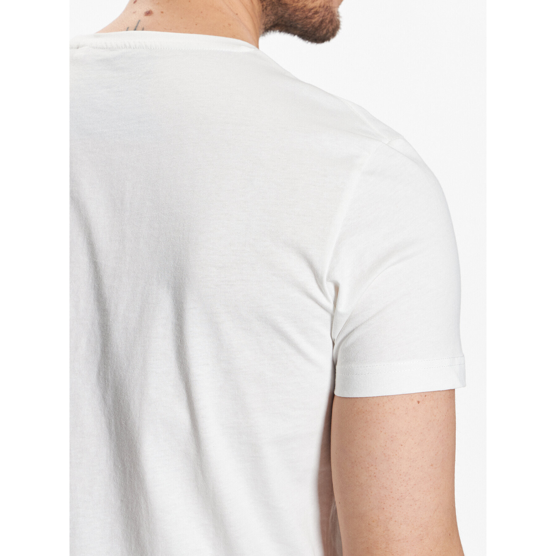 Volcano Тишърт M02006-S23 Бял Regular Fit - Pepit.bg