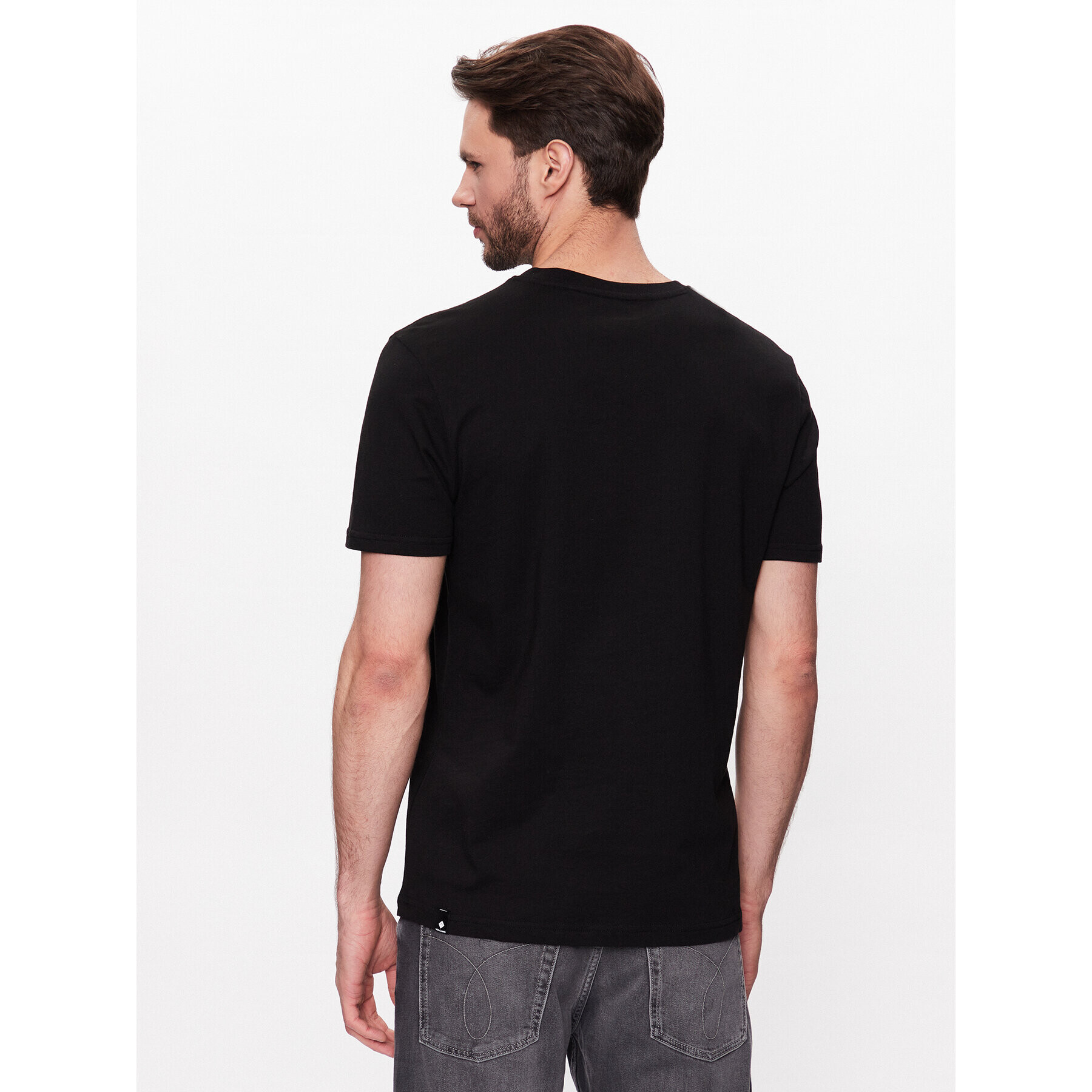 Volcano Тишърт Slit M02370-S23 Черен Regular Fit - Pepit.bg
