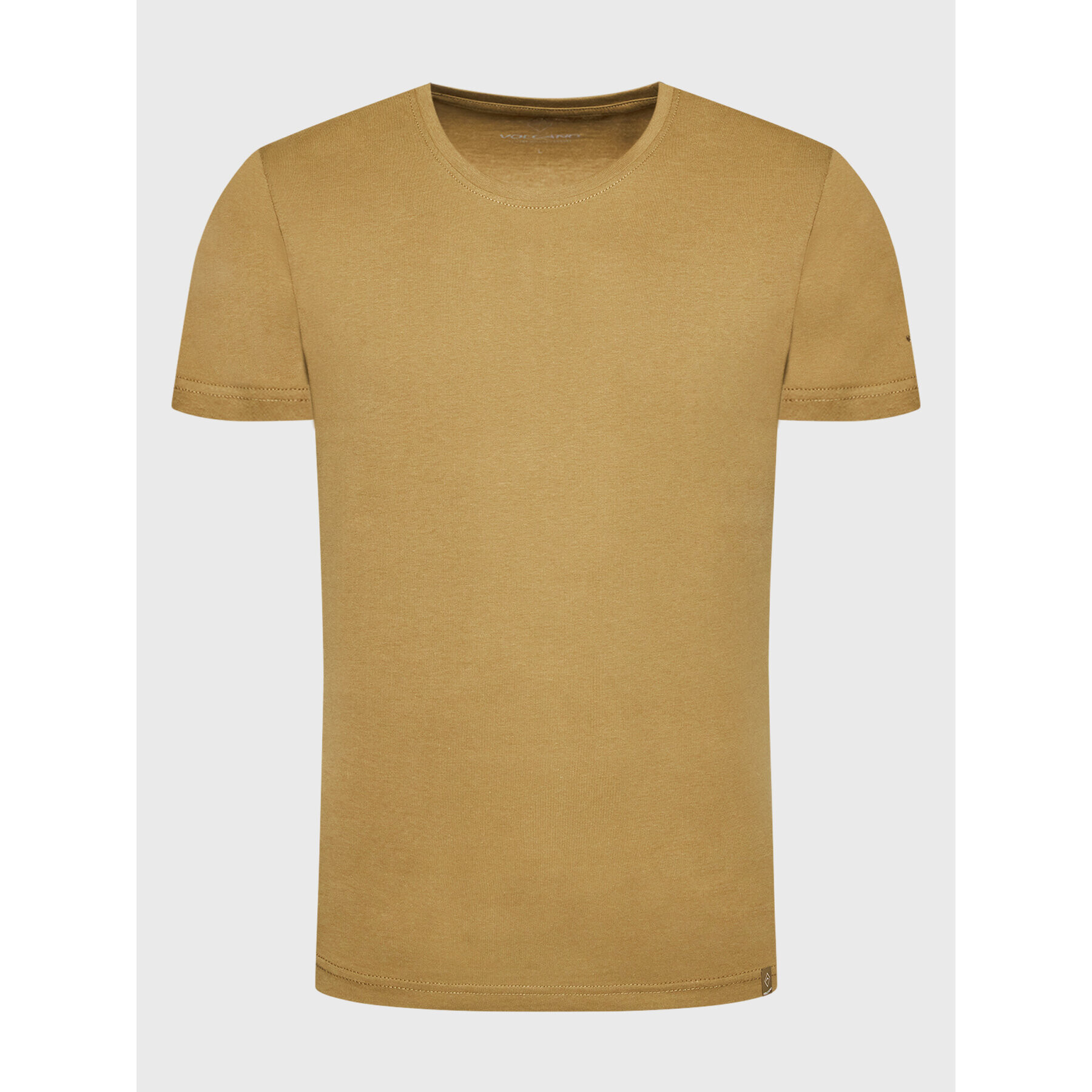 Volcano Тишърт T-Basic M02056-W23 Бежов Regular Fit - Pepit.bg