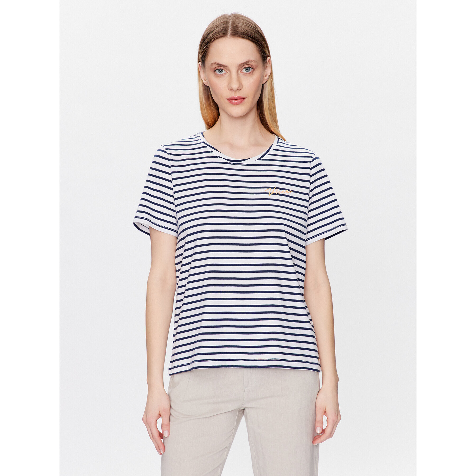 Volcano Тишърт T-Jen L02150-S23 Тъмносин Regular Fit - Pepit.bg