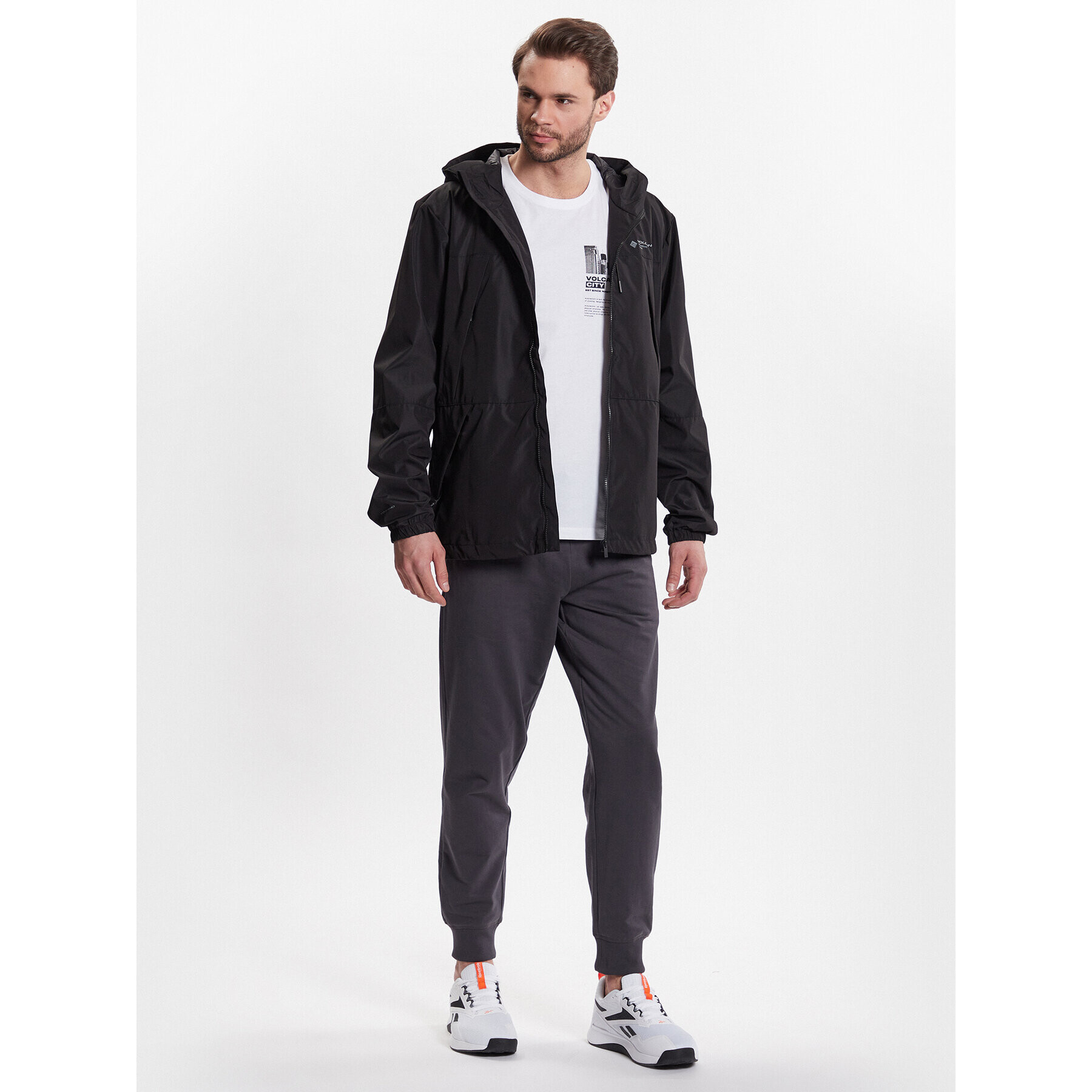 Volcano Тишърт T-Luminary M02014-S23 Бял Regular Fit - Pepit.bg