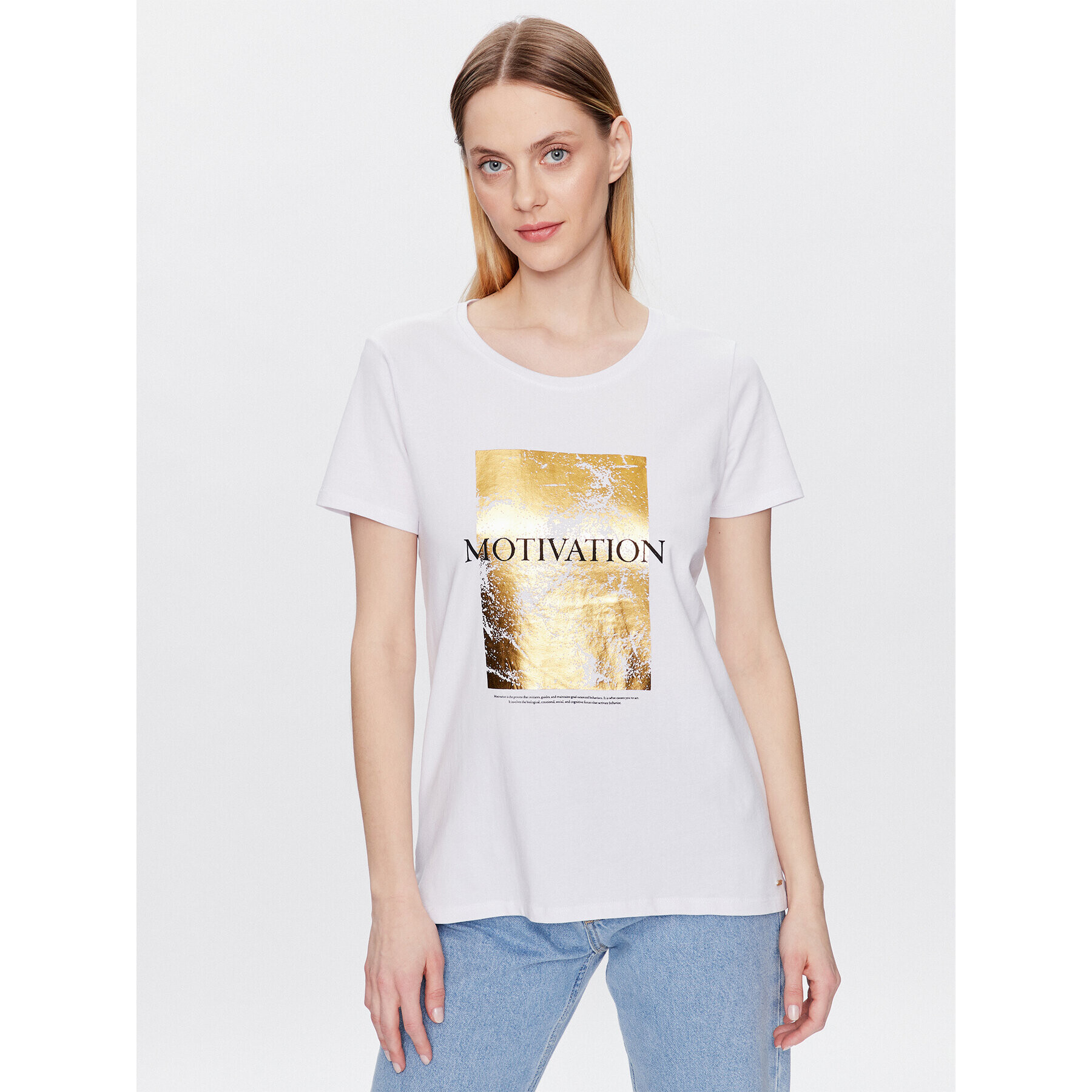Volcano Тишърт T-Motiv L02143-S23 Бял Regular Fit - Pepit.bg