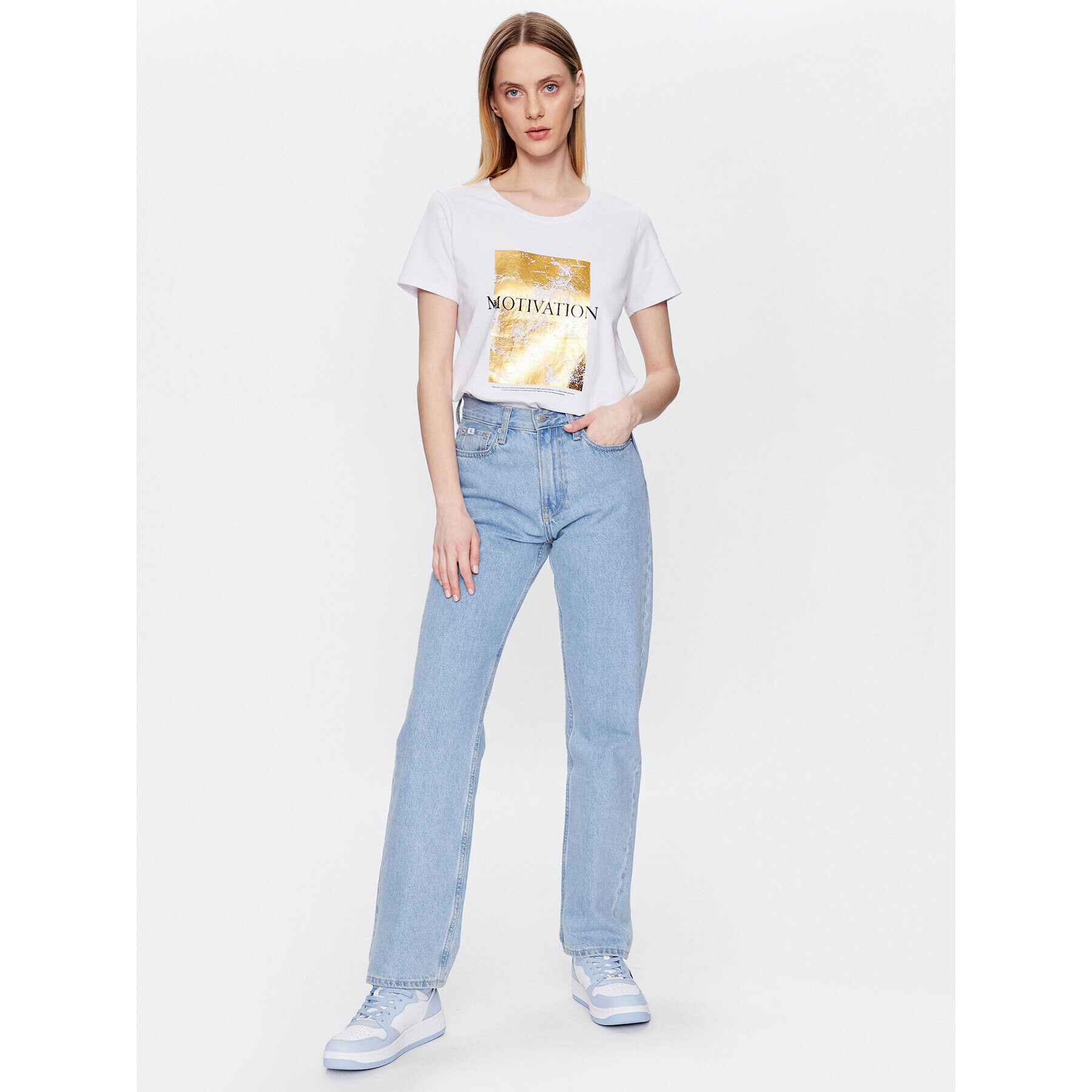 Volcano Тишърт T-Motiv L02143-S23 Бял Regular Fit - Pepit.bg