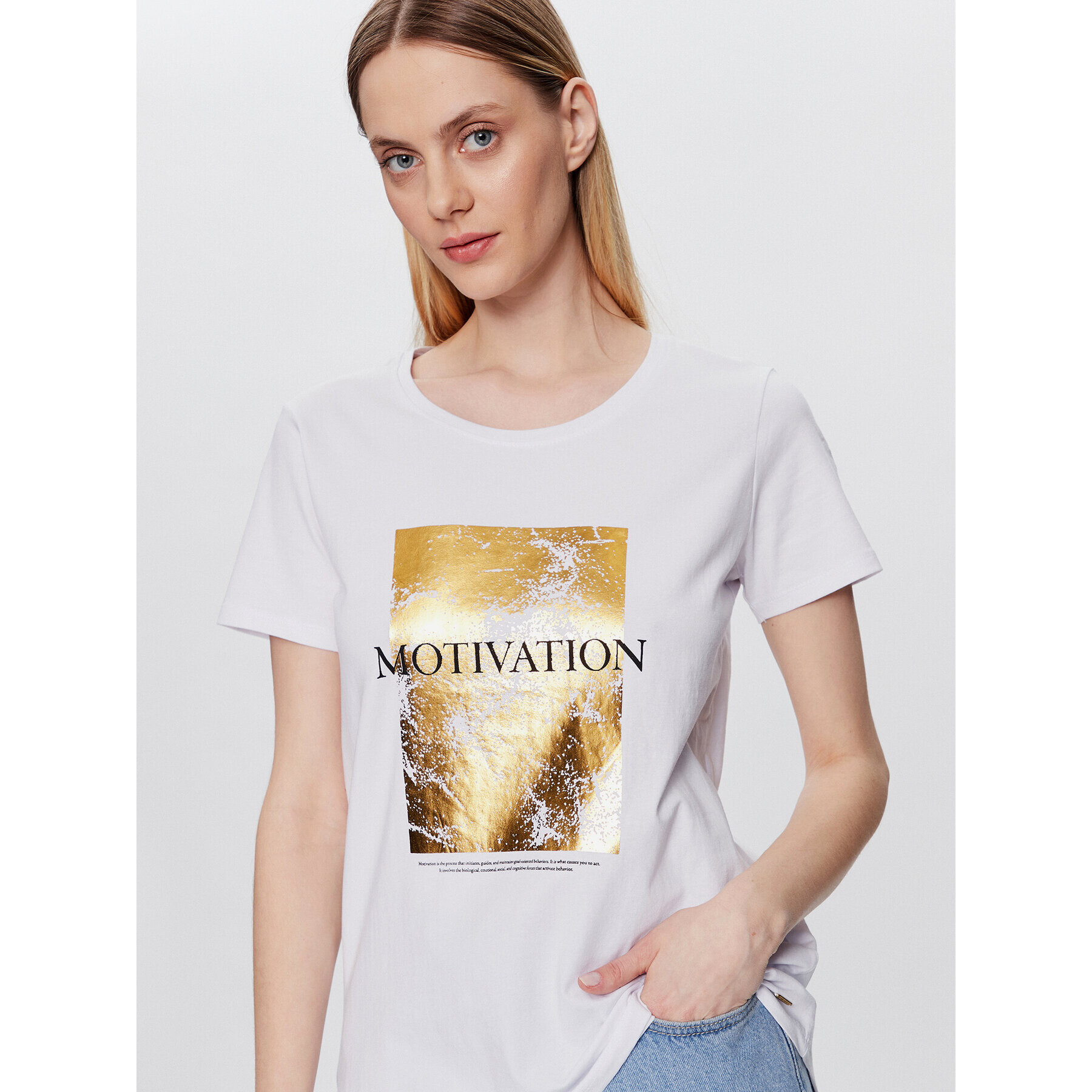 Volcano Тишърт T-Motiv L02143-S23 Бял Regular Fit - Pepit.bg