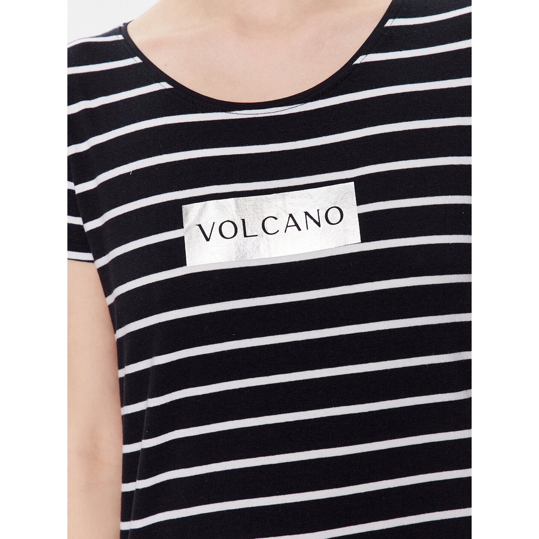 Volcano Тишърт T-Viv L02149-S23 Тъмносин Regular Fit - Pepit.bg