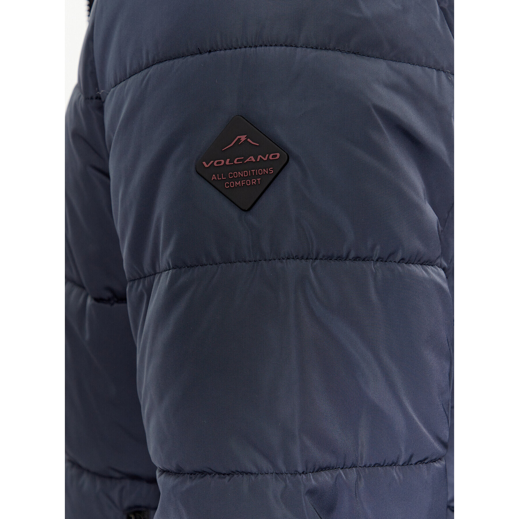 Volcano Зимно яке J-Lyss M06186-W24 Тъмносин Regular Fit - Pepit.bg